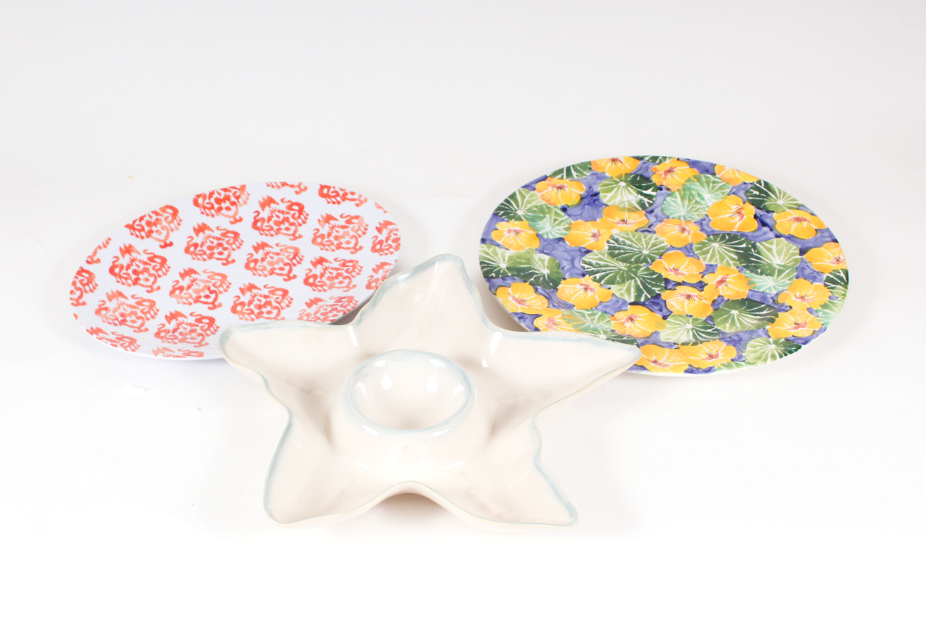 Group of Serving Platters