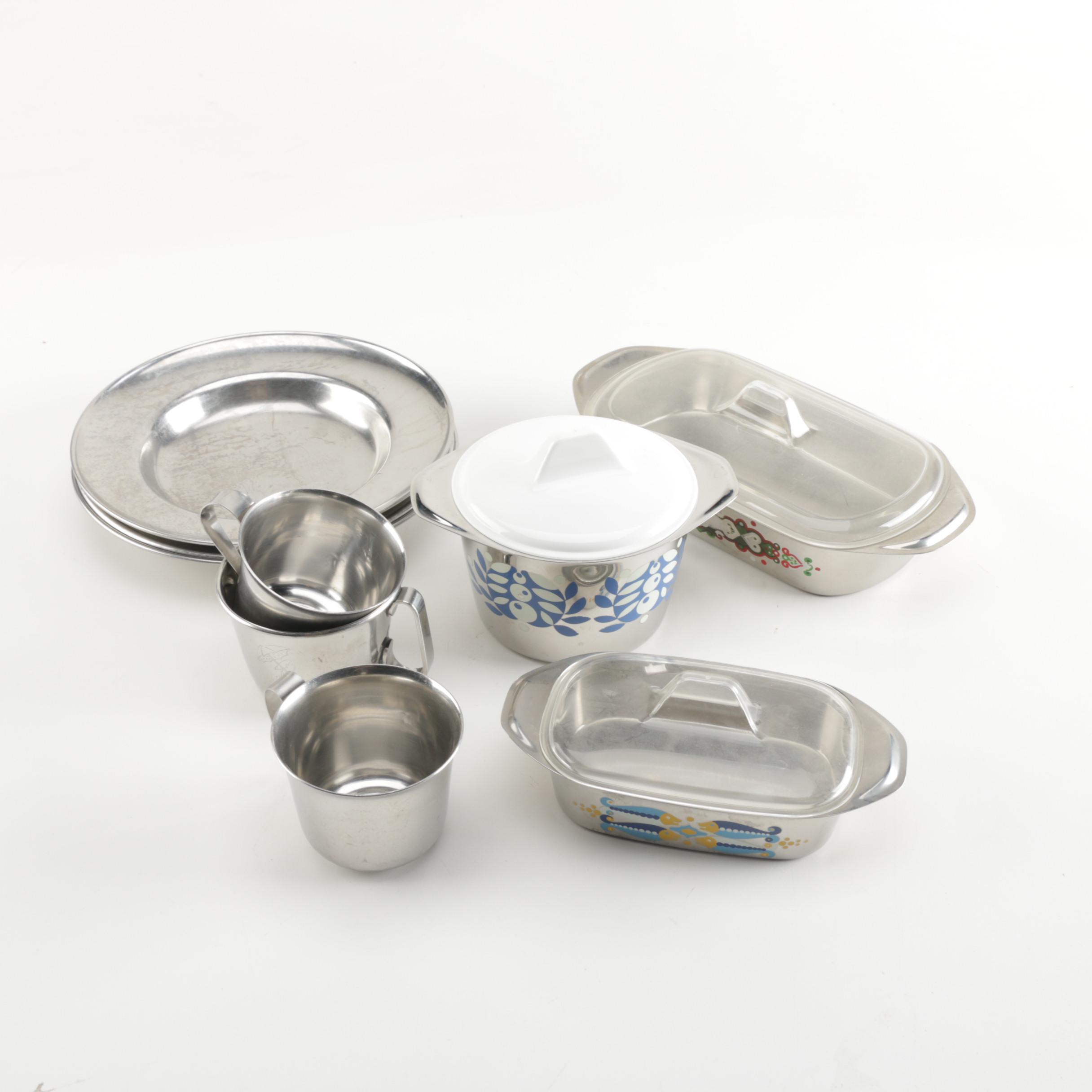 Lundtofte Danish Modern Stainless Steel Kitchen and Tableware