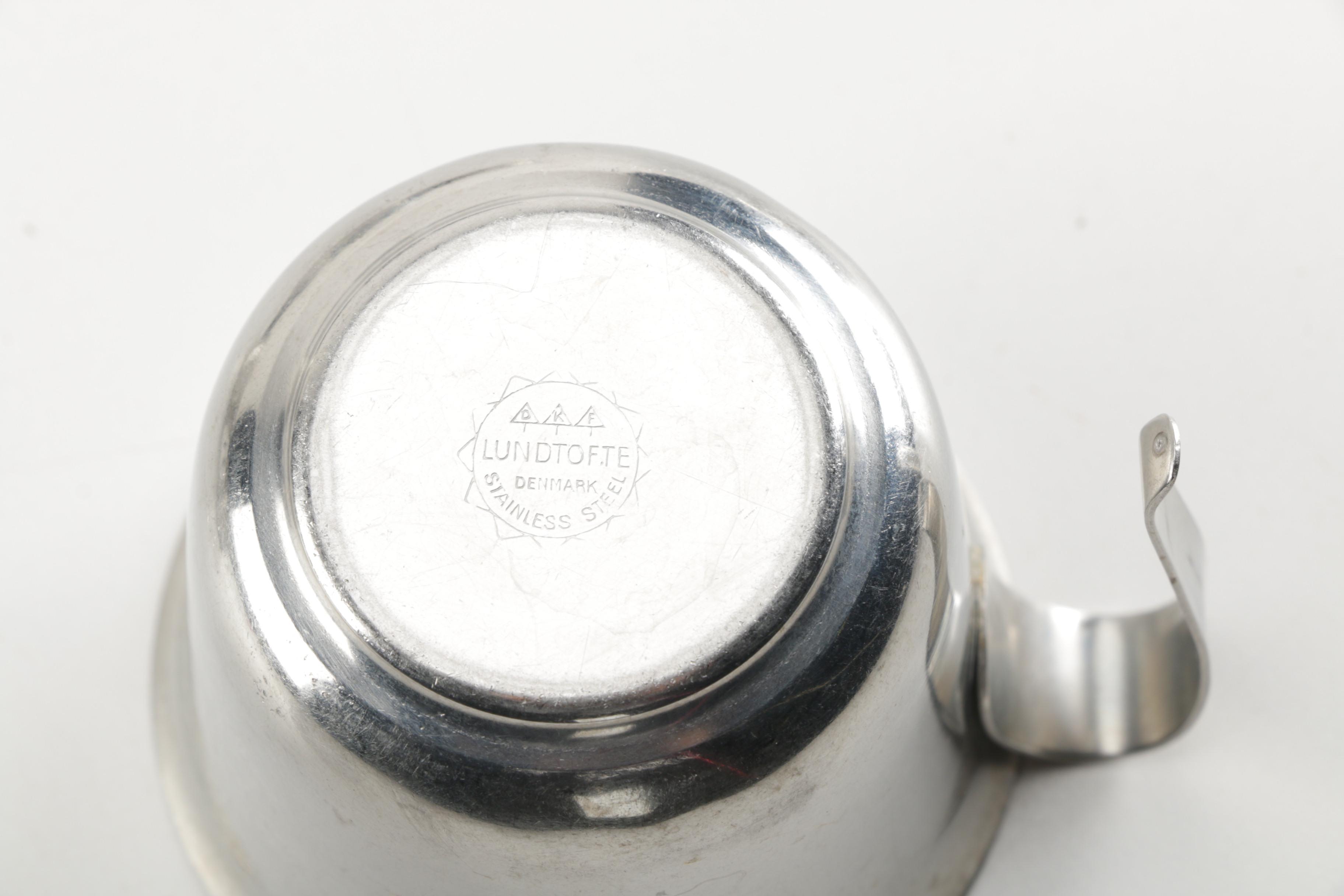 Lundtofte Danish Modern Stainless Steel Kitchen and Tableware