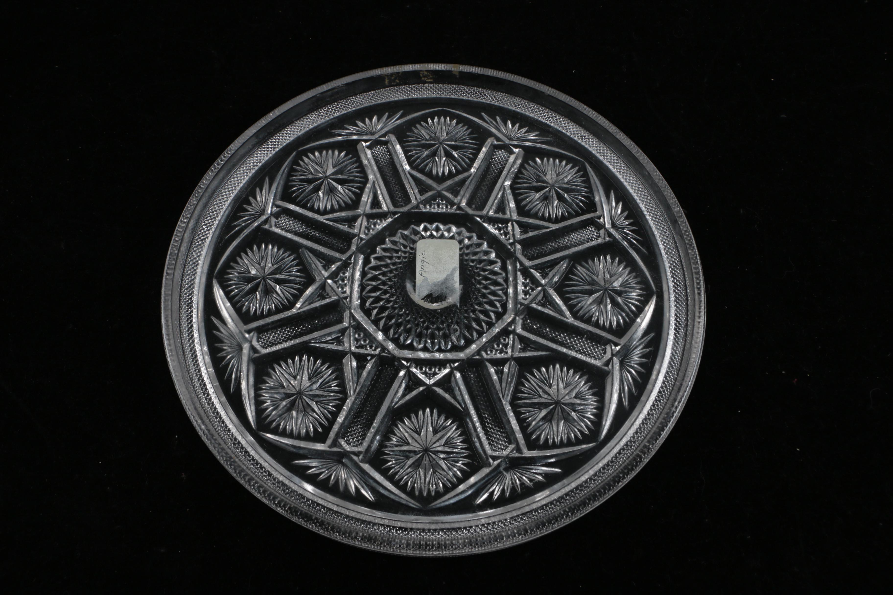 Vintage Pressed Glass Barware