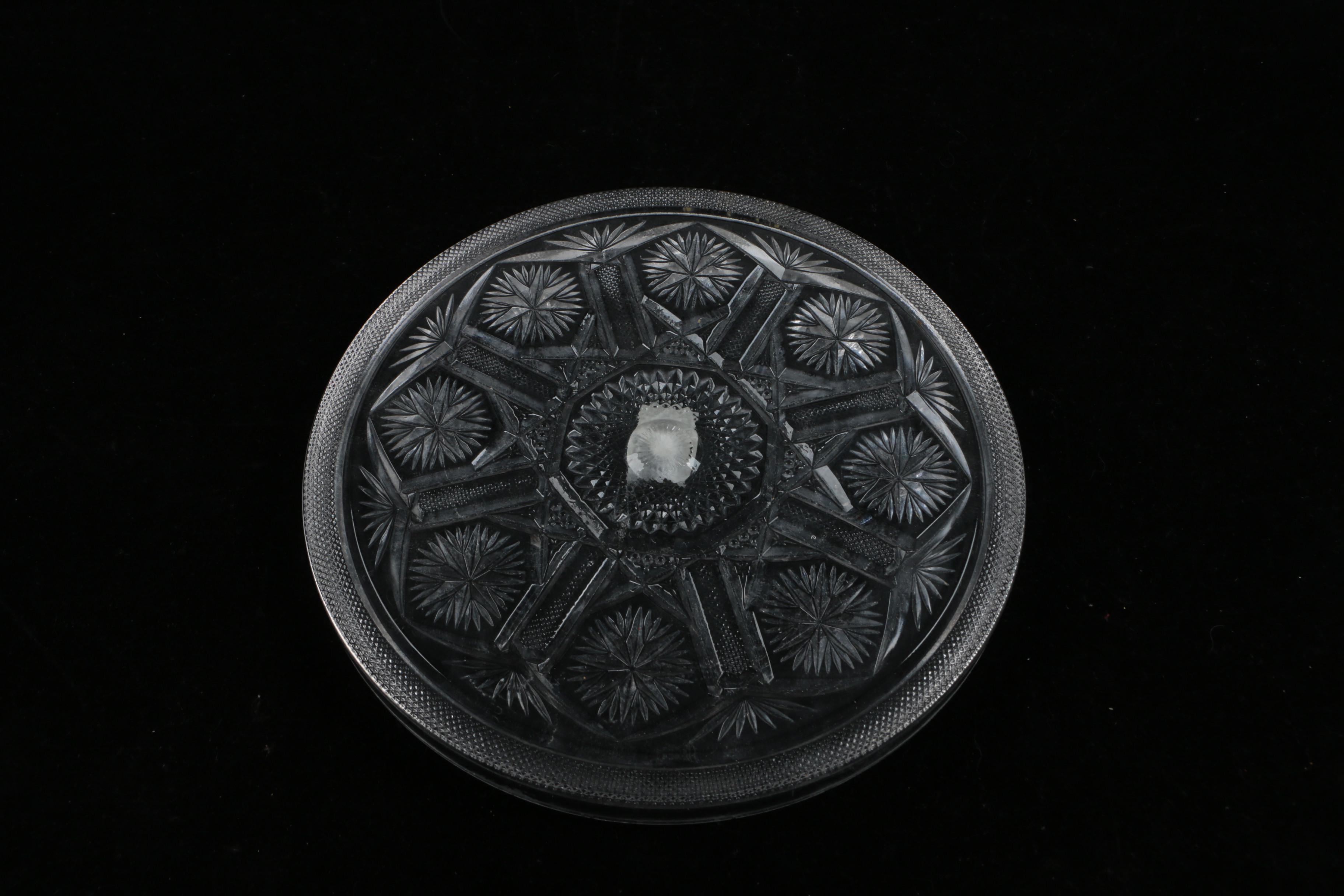 Vintage Pressed Glass Barware