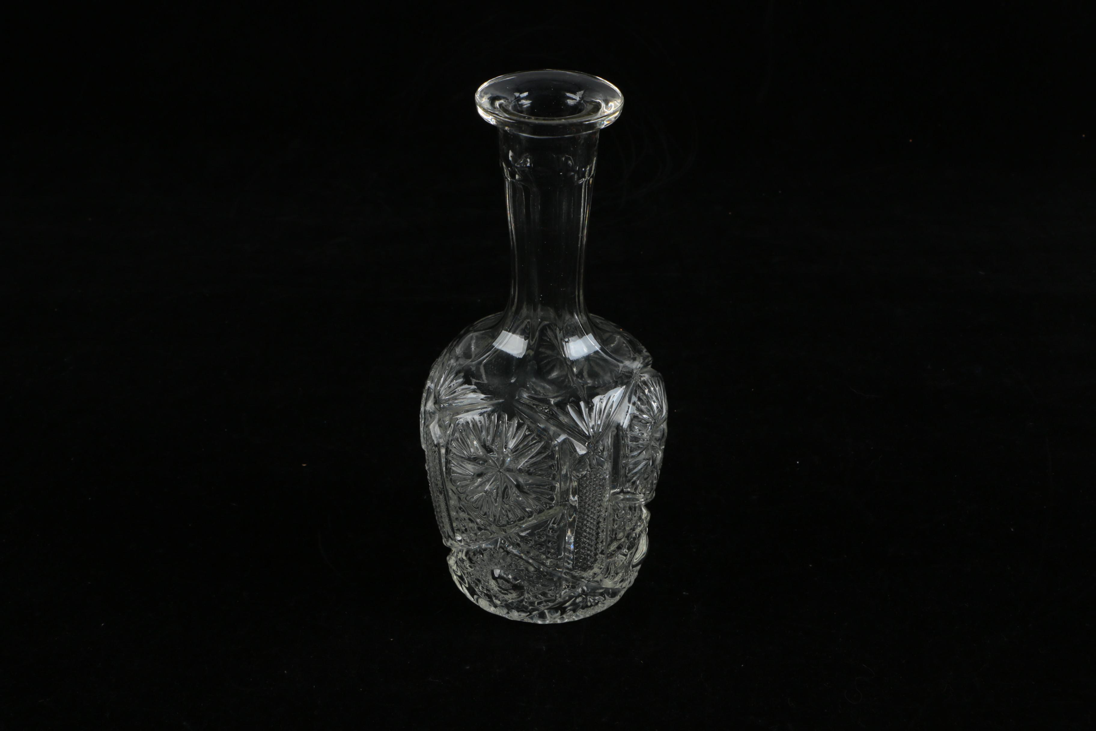 Vintage Pressed Glass Barware