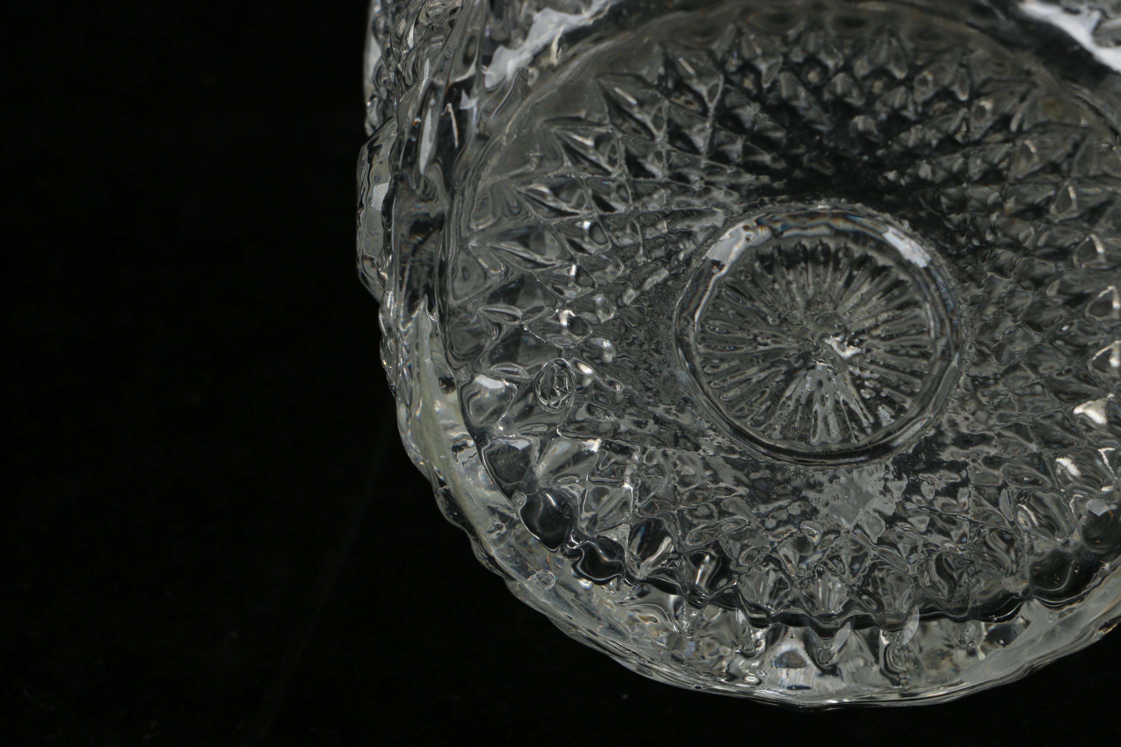 Vintage Pressed Glass Barware