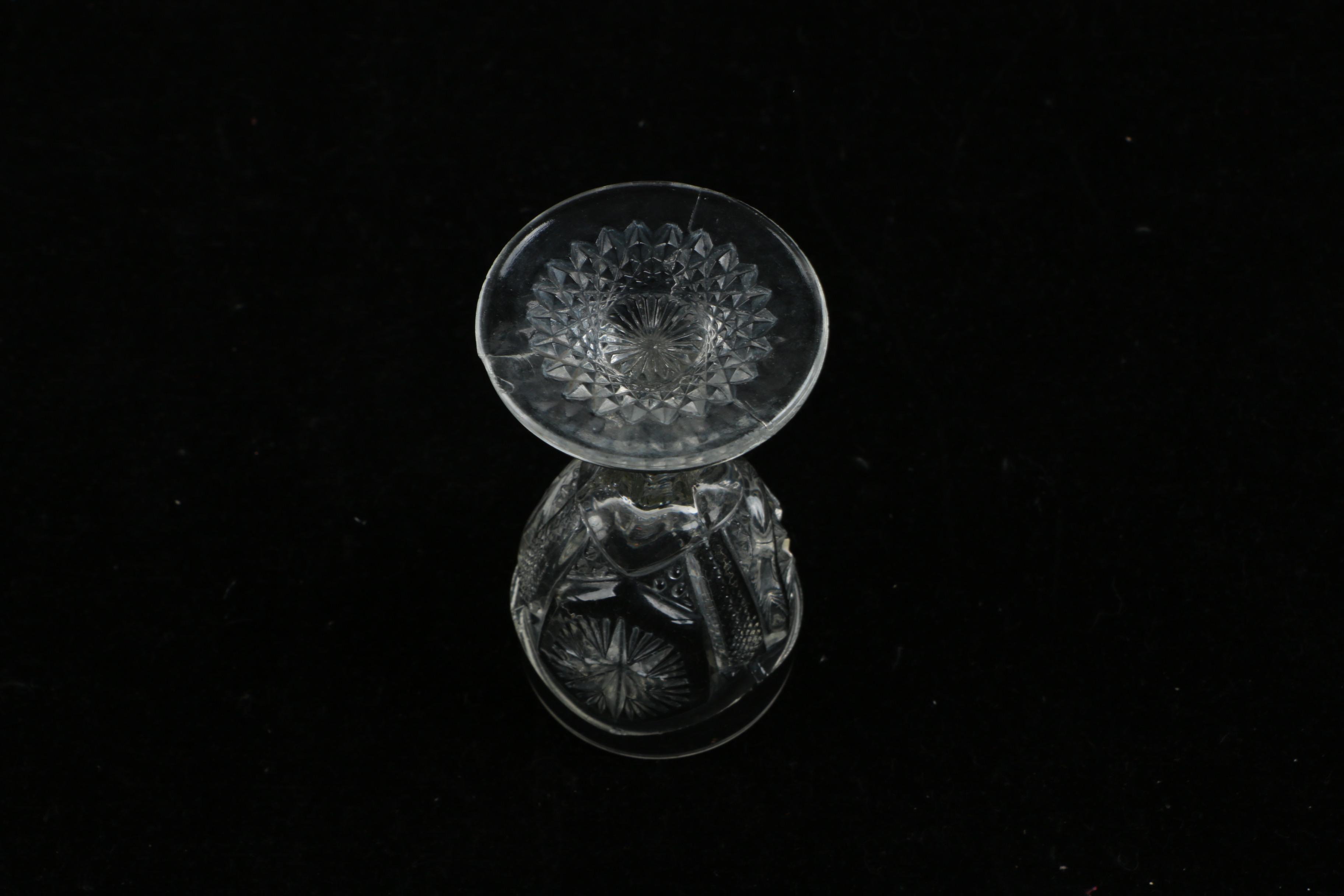 Vintage Pressed Glass Barware