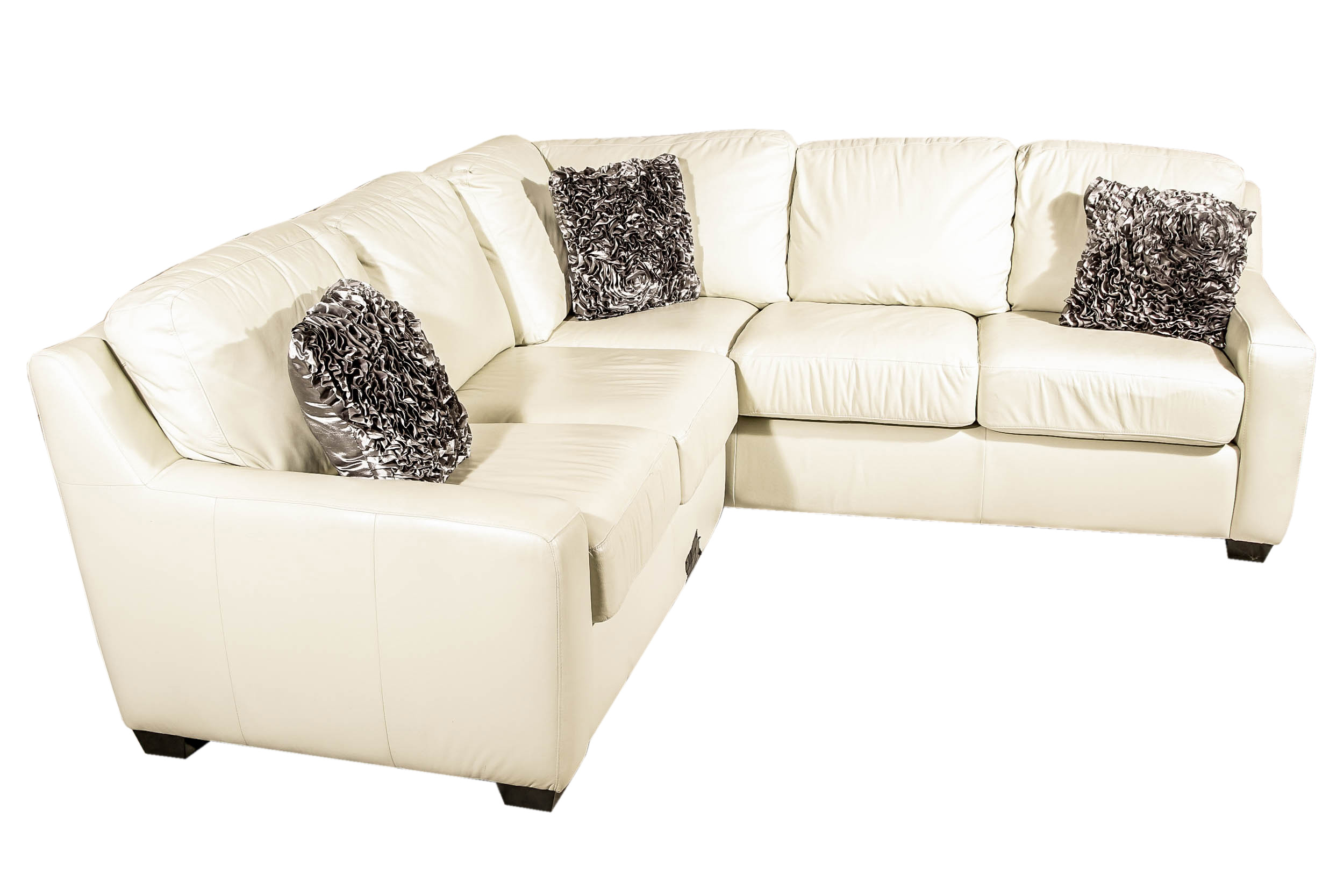 White Sectional Sofa by Arizona Leather Company