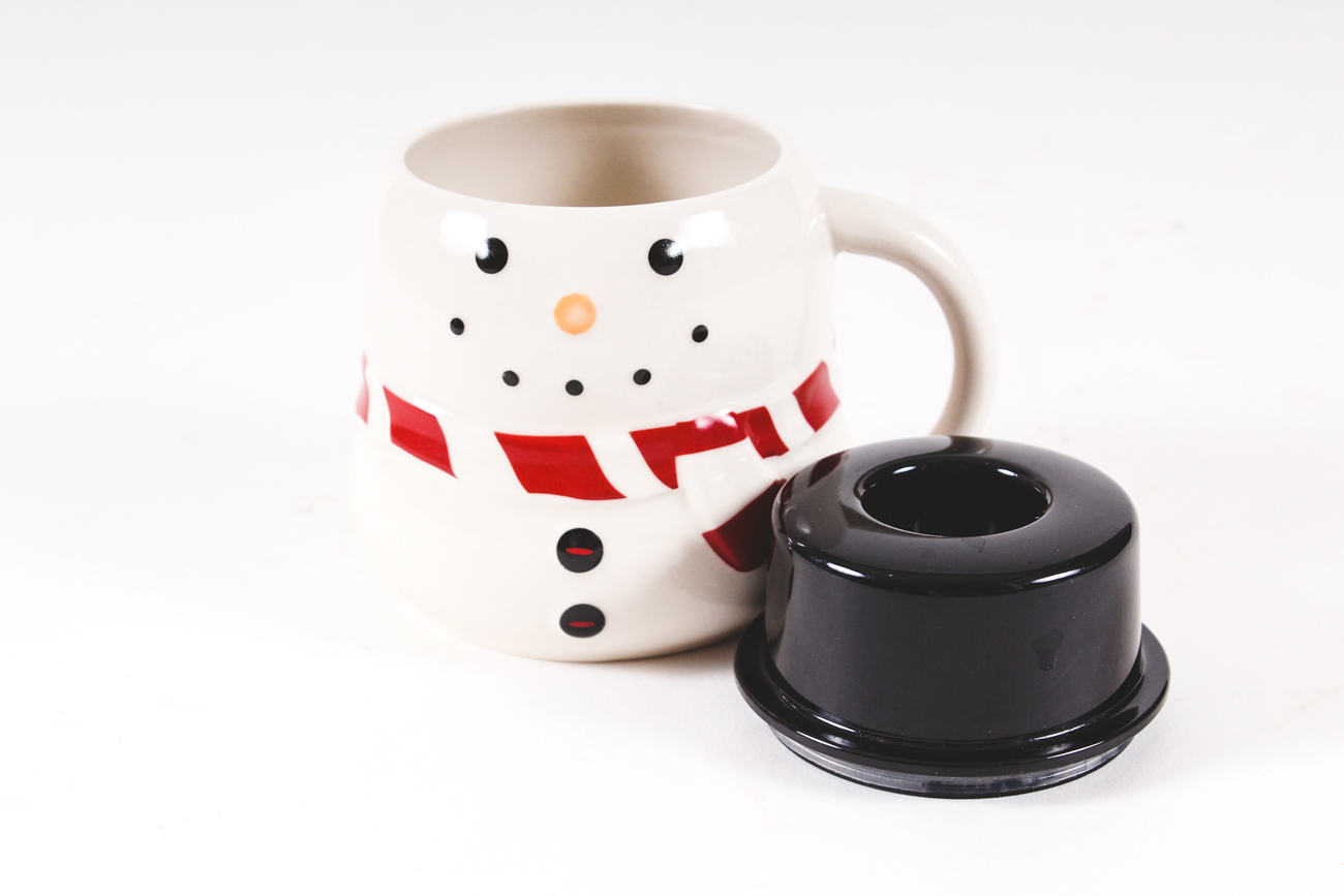 Williams Sonoma Hot Chocolate Mugs with Frother and Ceramic Cake Stand