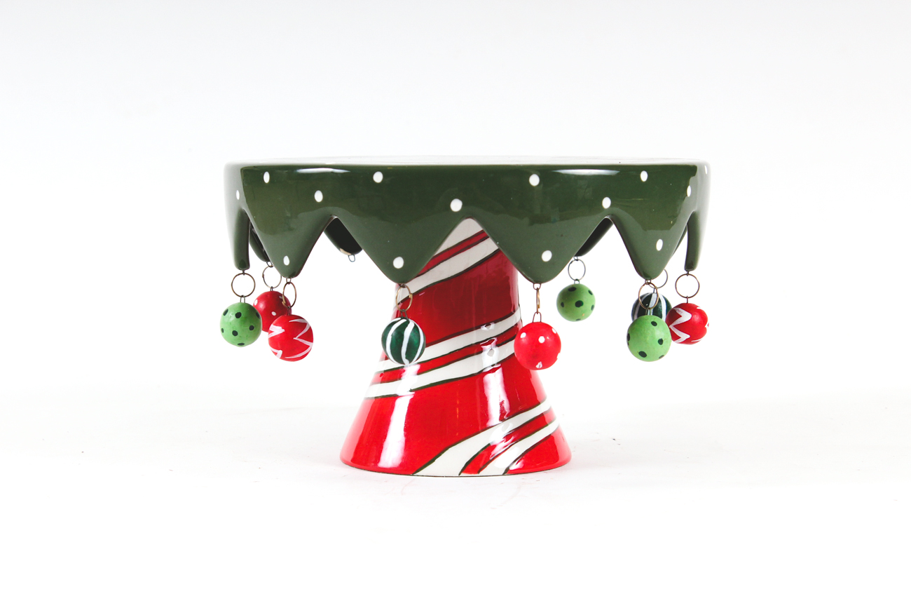 Williams Sonoma Hot Chocolate Mugs with Frother and Ceramic Cake Stand