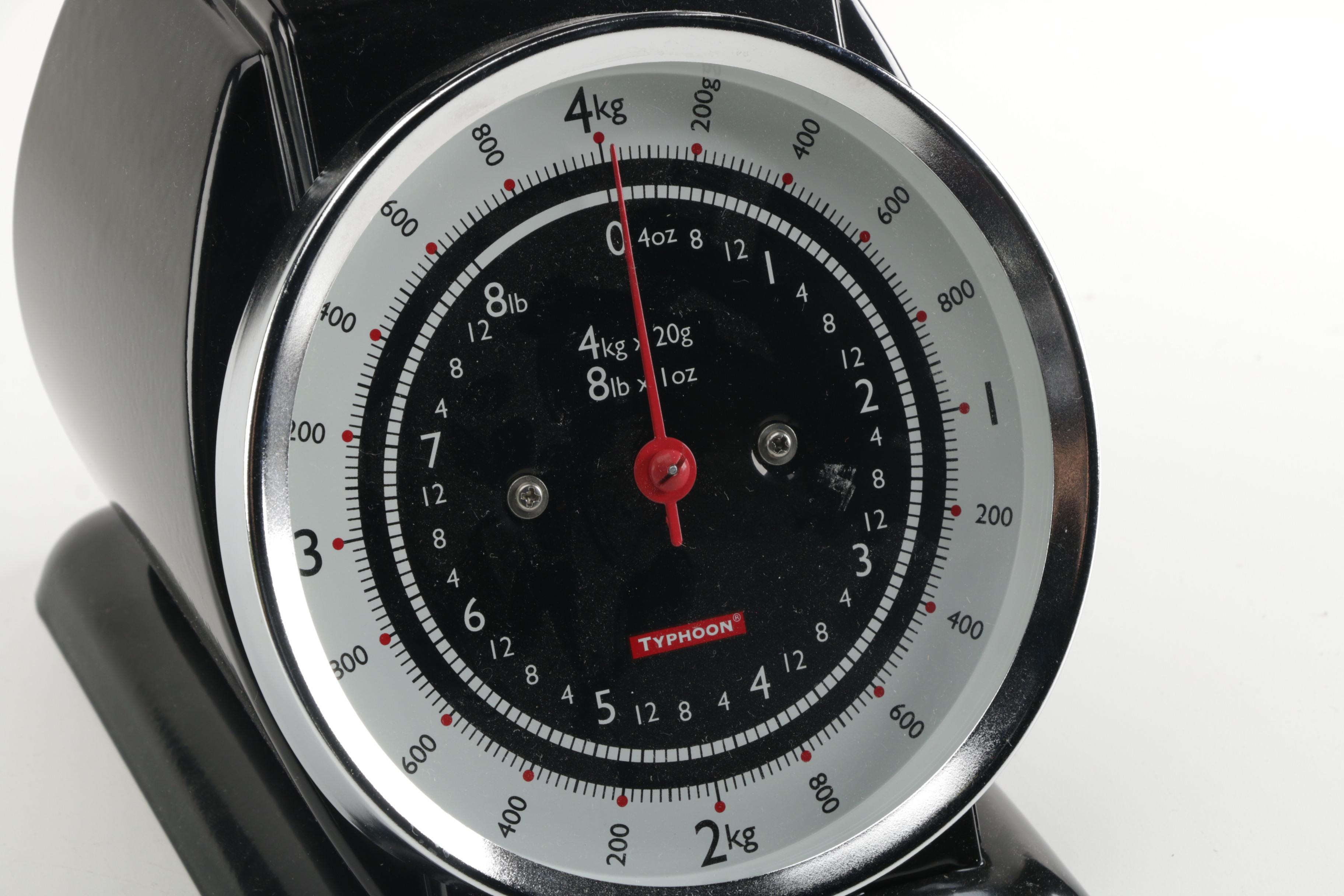 Retro Style Typhoon Kitchen Scale