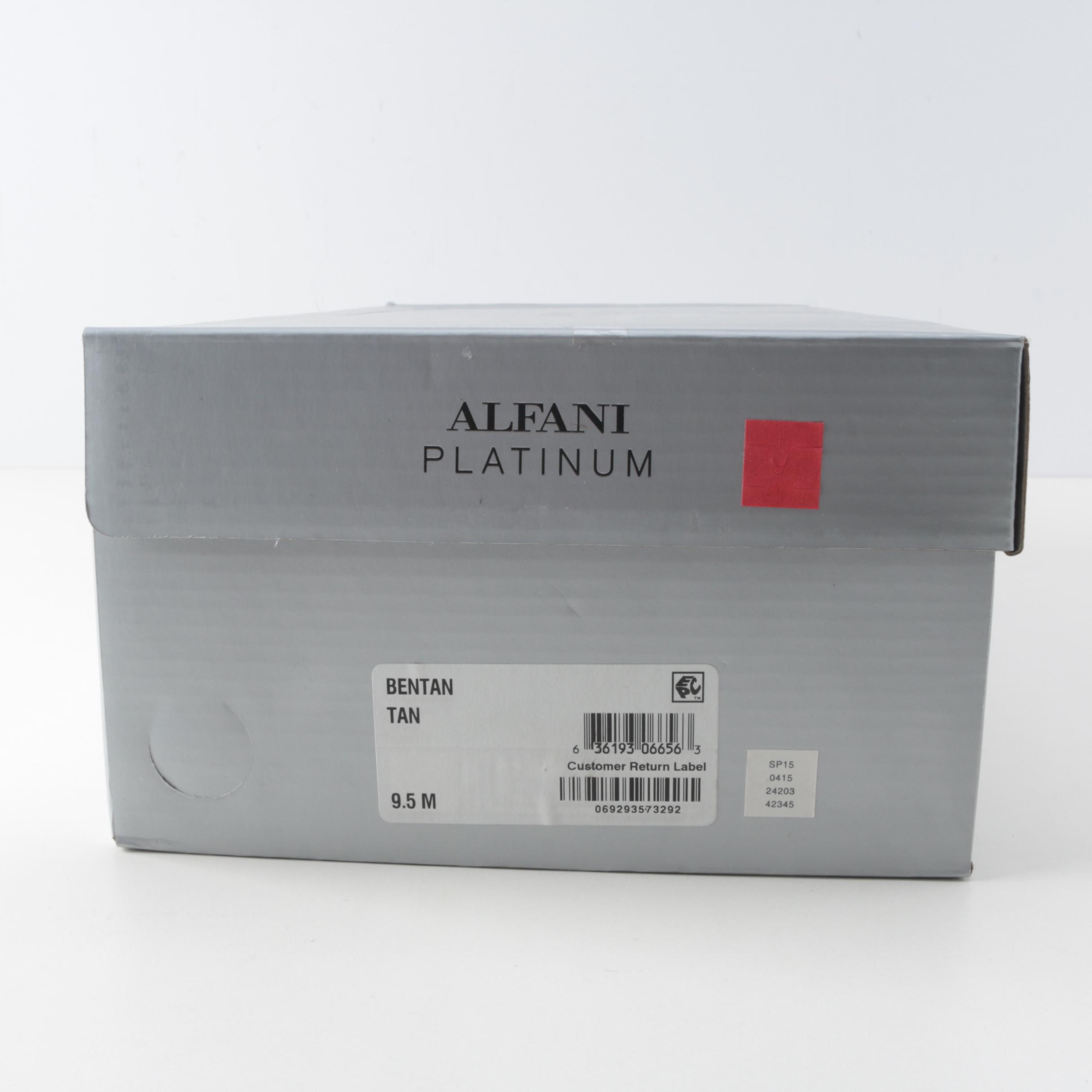 Mens Alfani Platinum Shoes