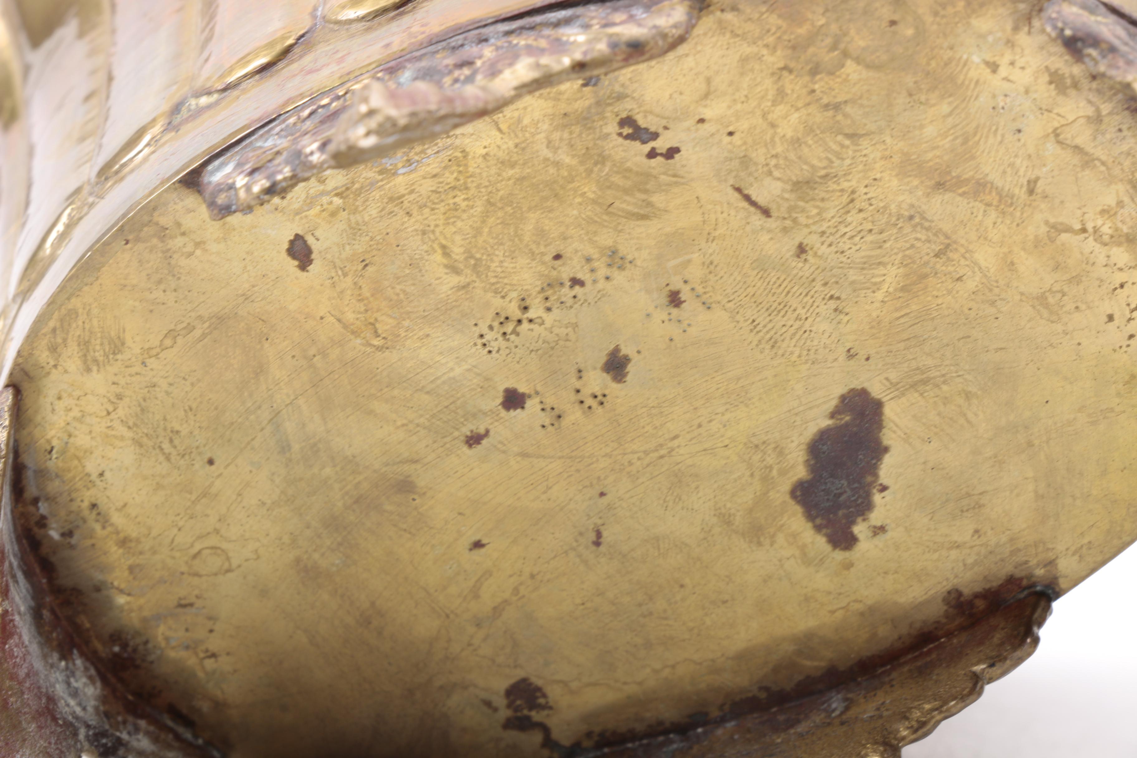 Kein Serpentine Jewelry Box and Brass Decorative Items