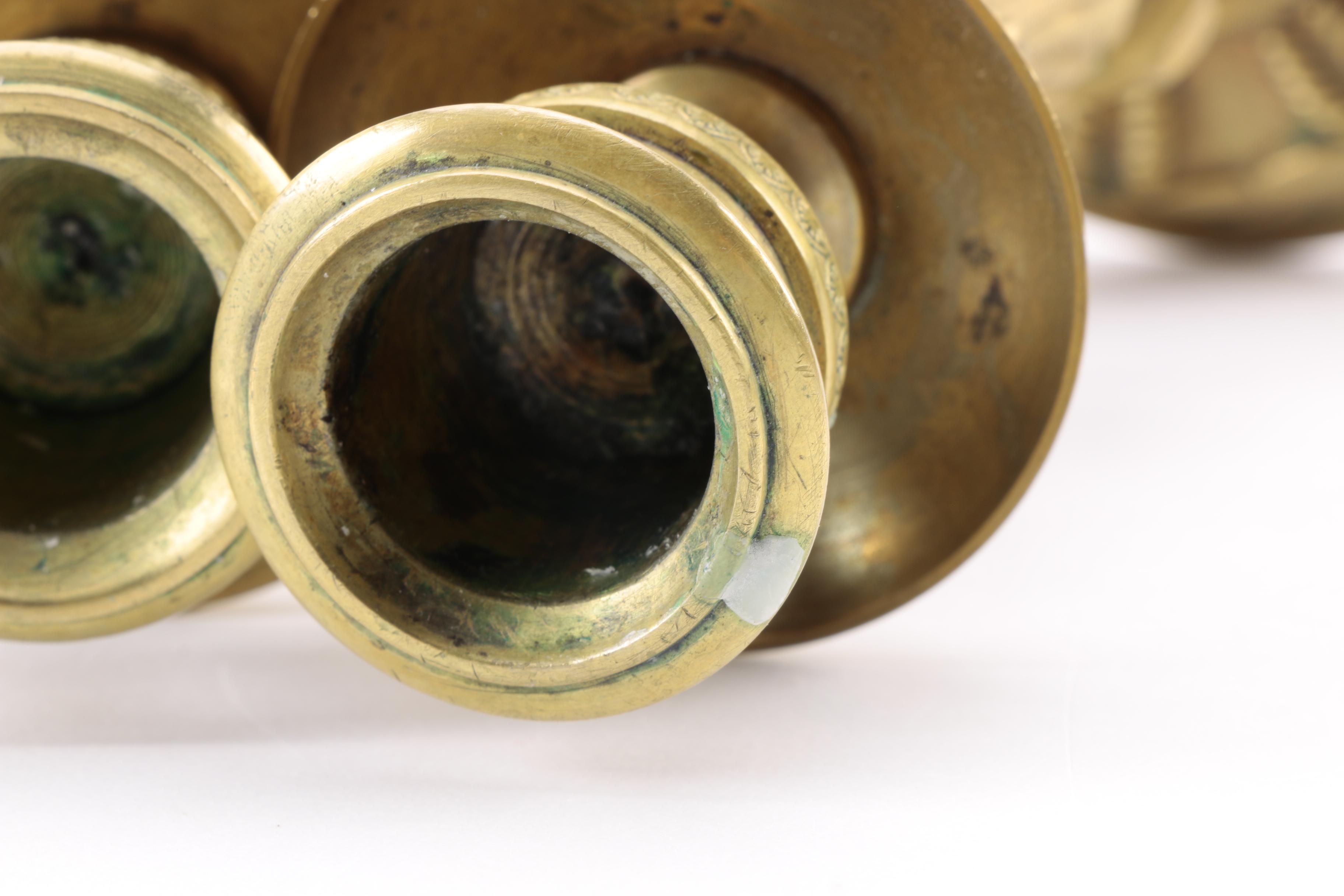 Kein Serpentine Jewelry Box and Brass Decorative Items