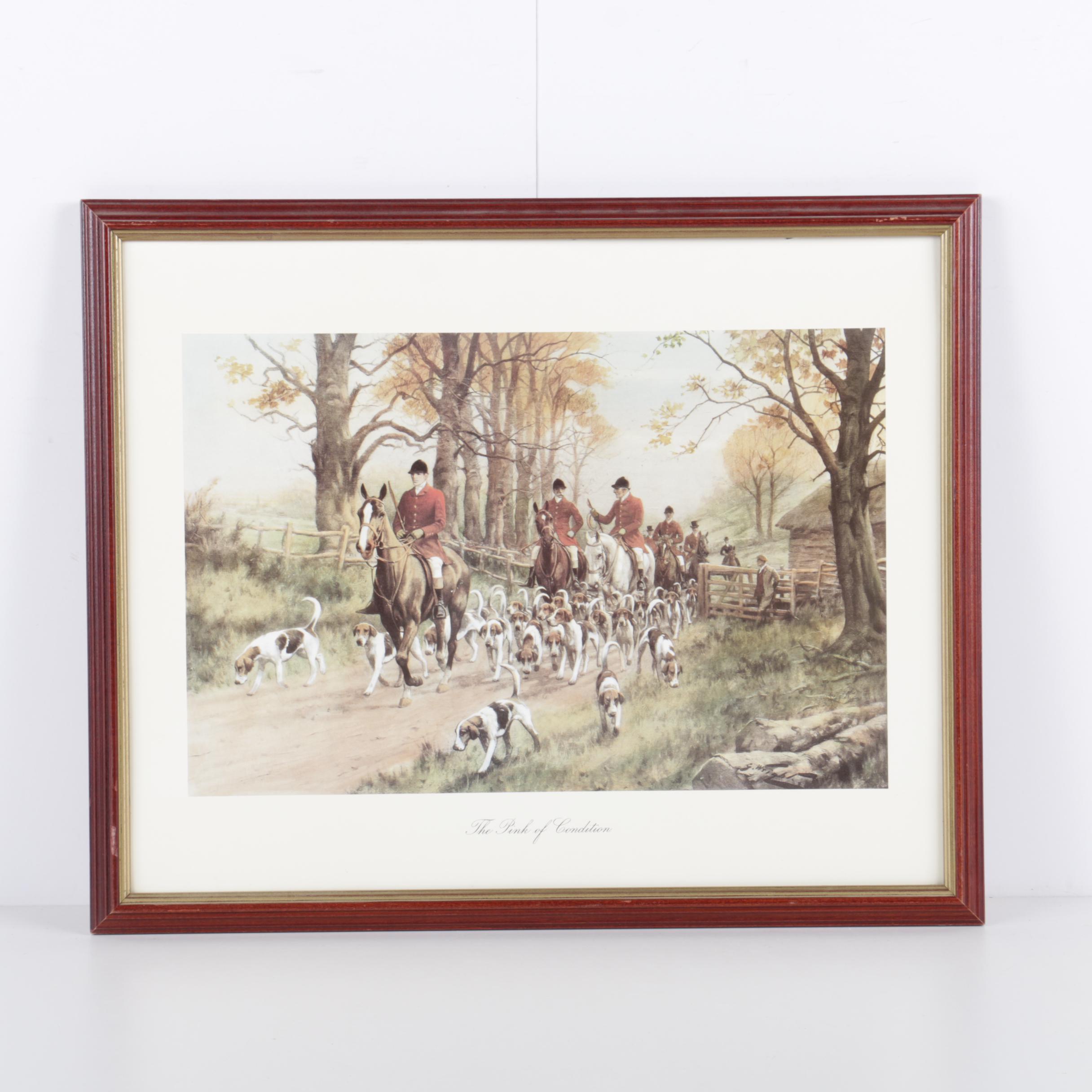 After George Wright Reproduction Print on Paper "The Pink of Condition"