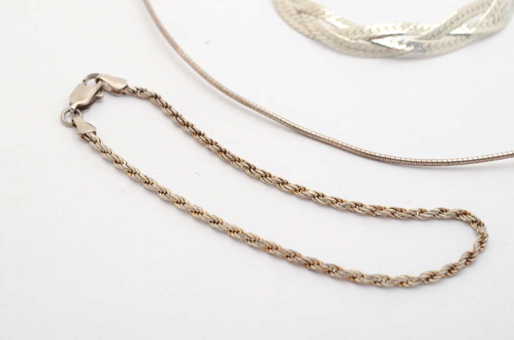 Sterling Silver Chain Jewelry