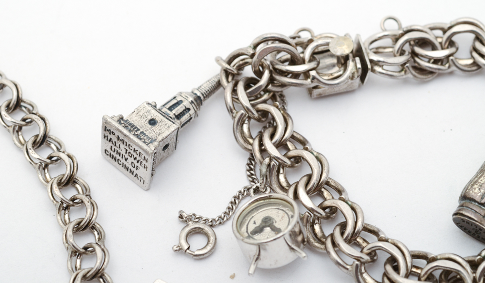 Sterling Silver Charm Bracelets