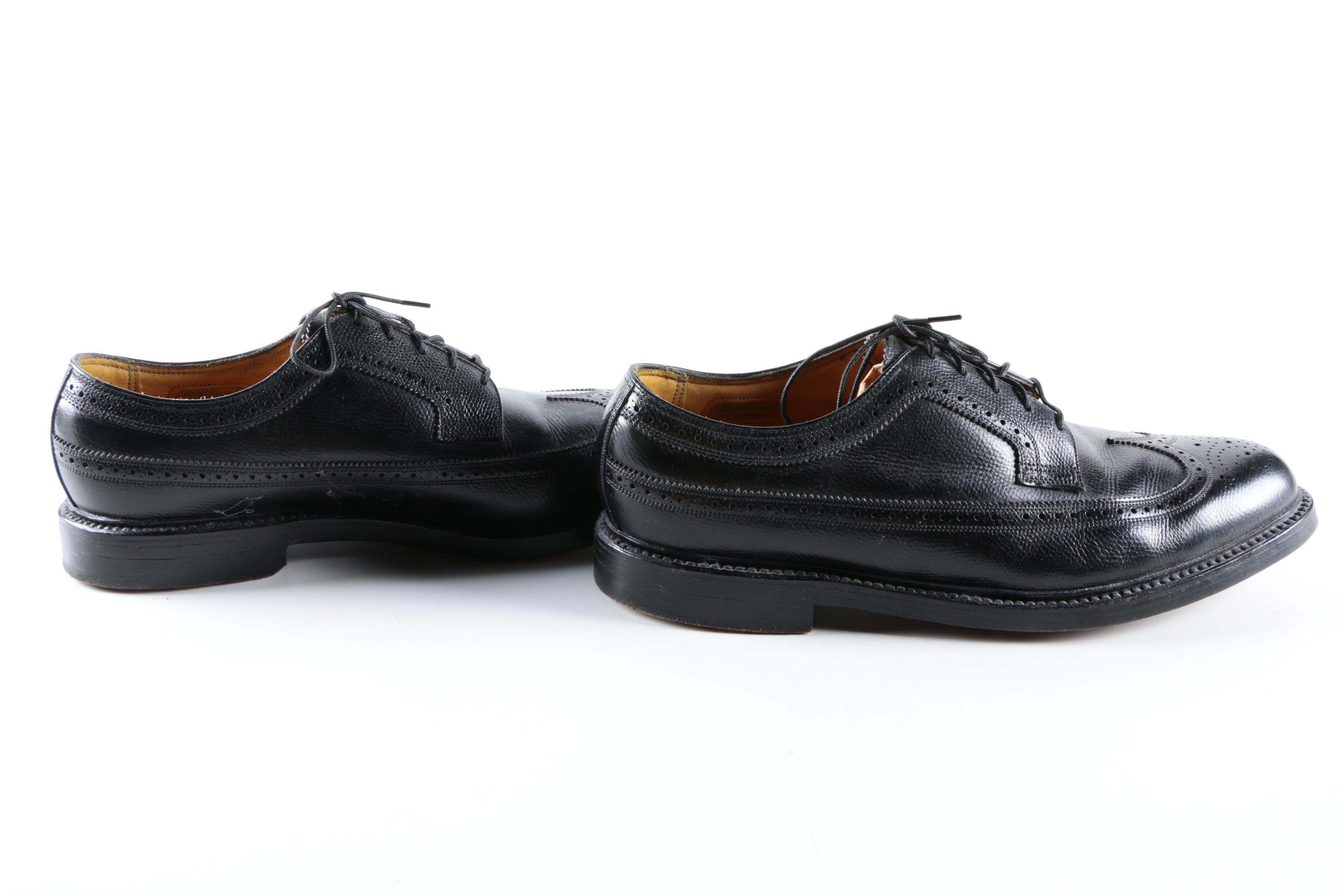 Vintage Florsheim Royal Imperial V-Cleat Heel Oxfords