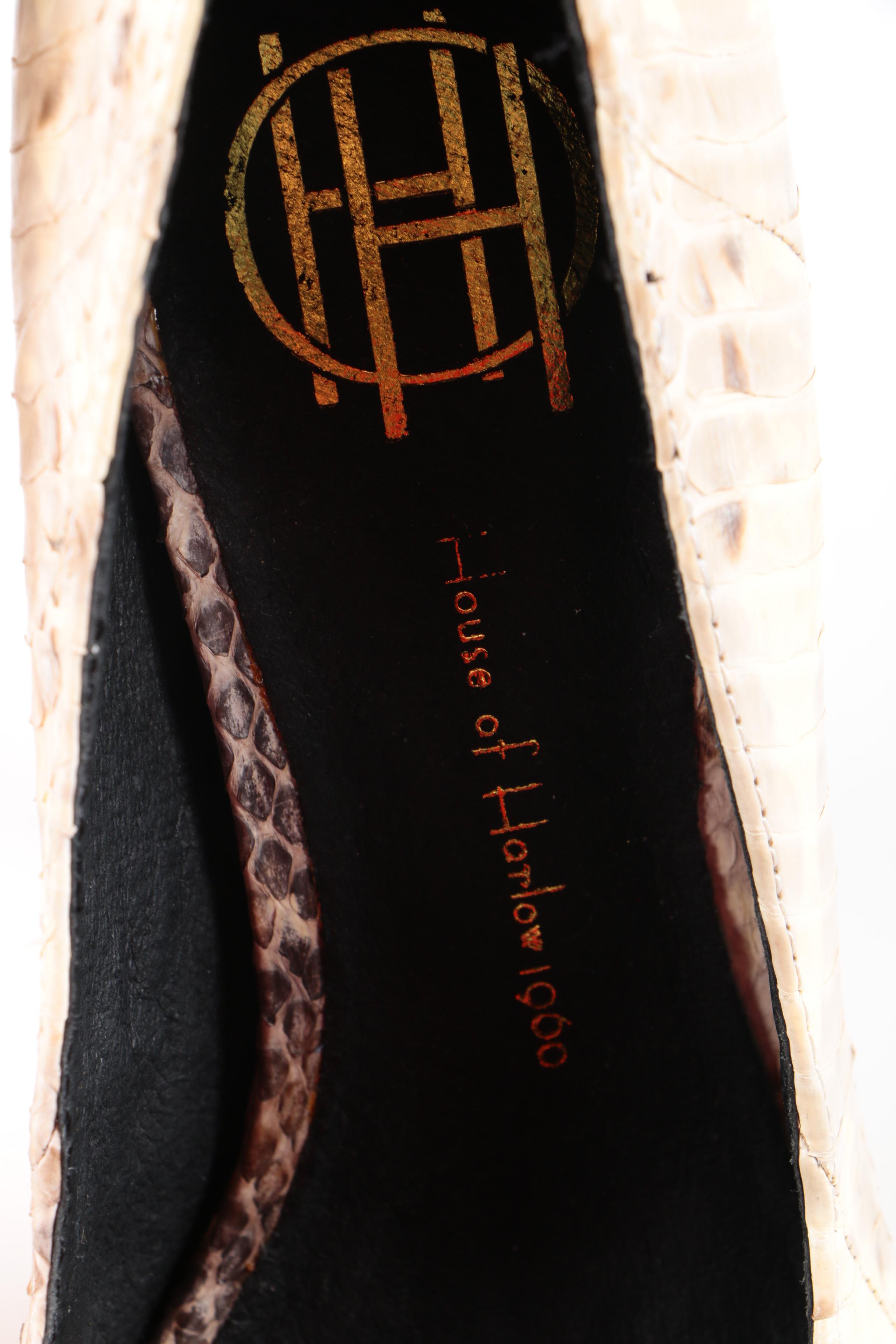 House of Harlow Snake Skin Pumps