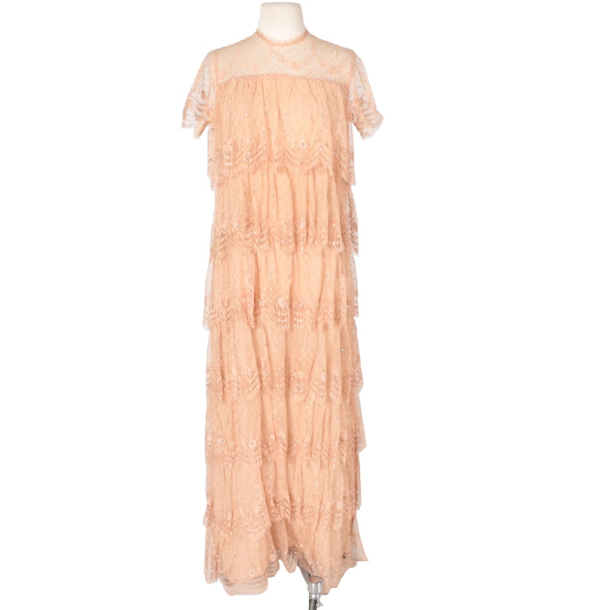 Rina di Montella Layered Lace Dress