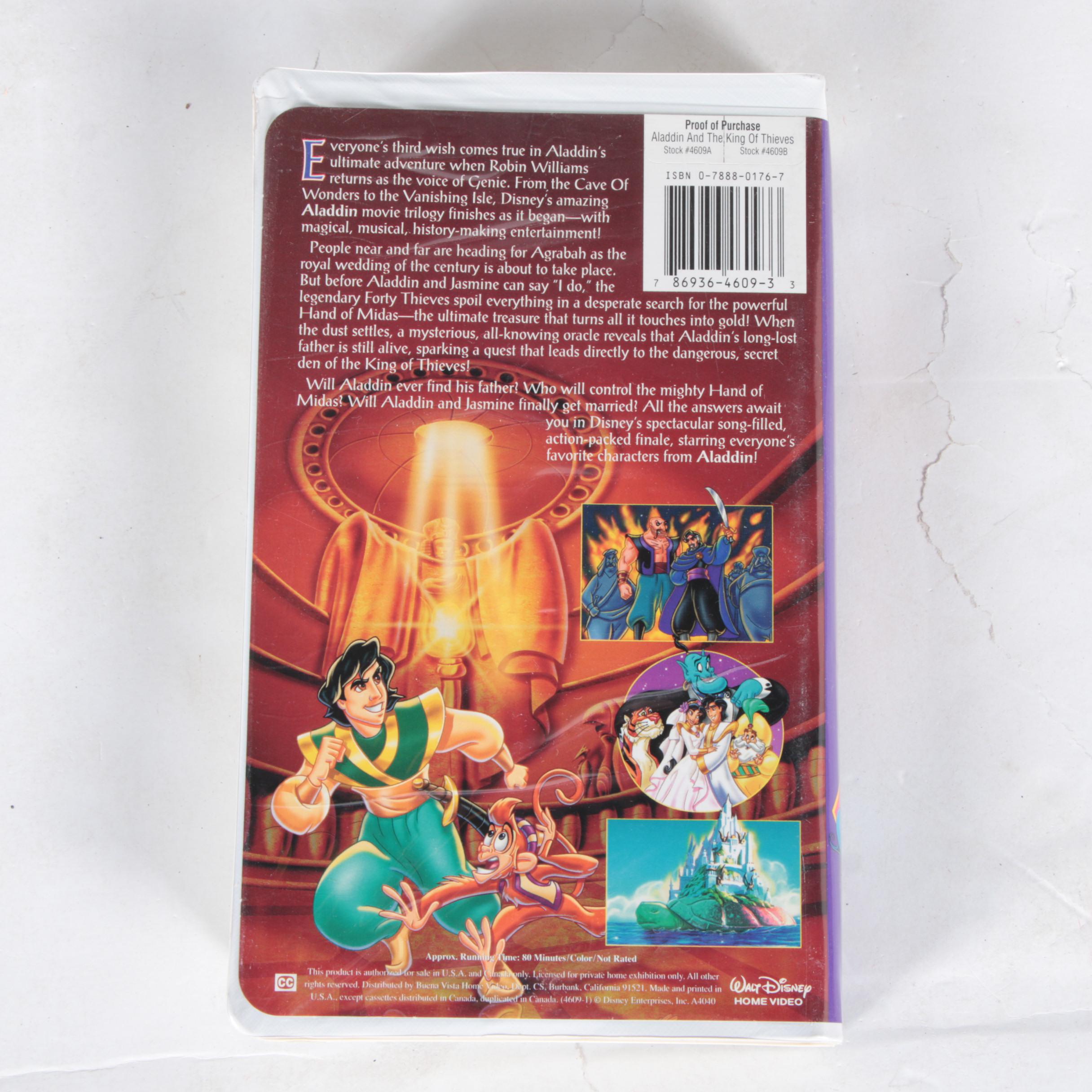 Vintage Disney and Other VHS Tapes