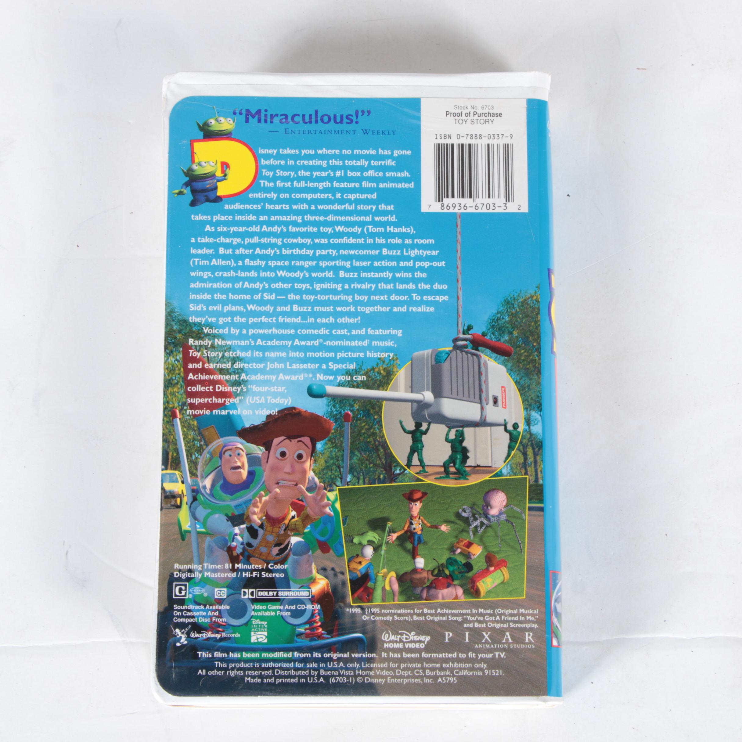 Vintage Disney and Other VHS Tapes