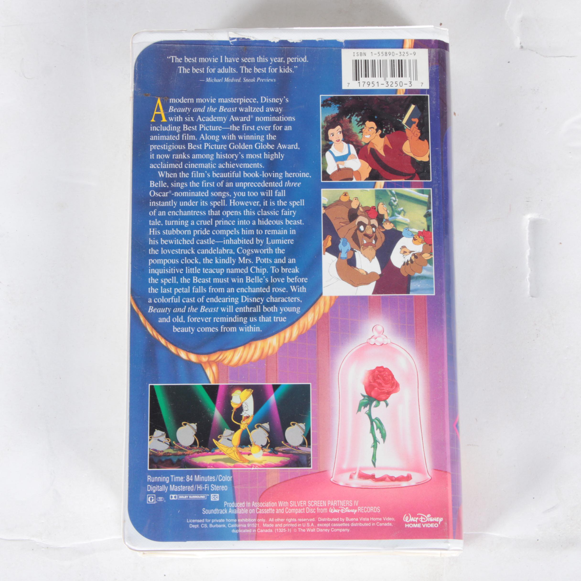 Vintage Disney and Other VHS Tapes