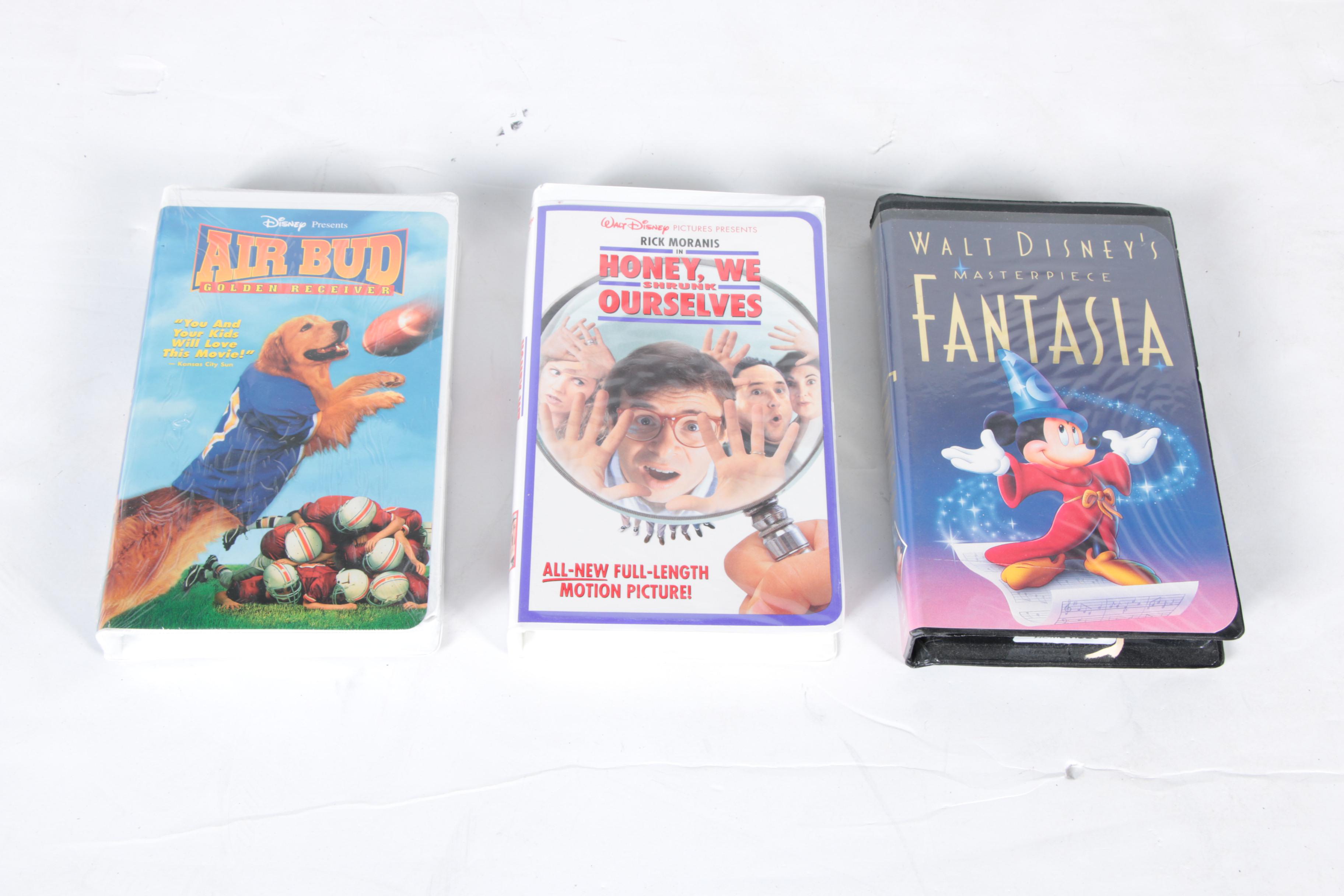 Vintage Disney and Other VHS Tapes