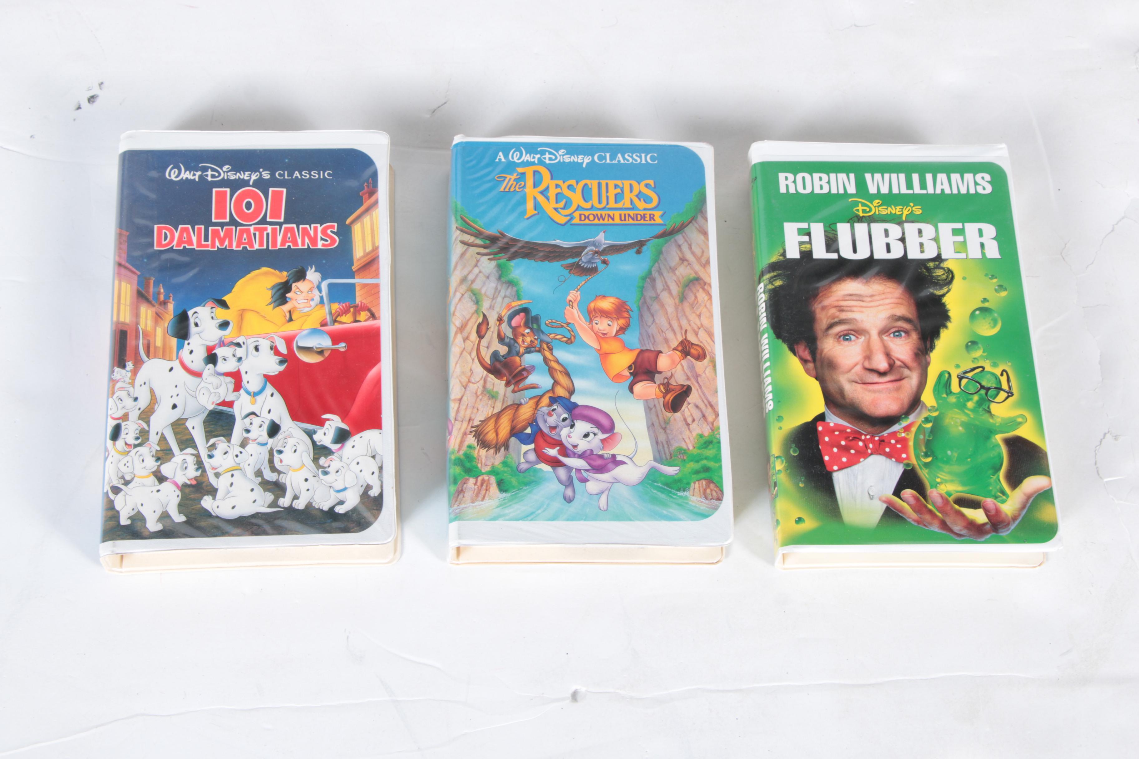 Vintage Disney and Other VHS Tapes