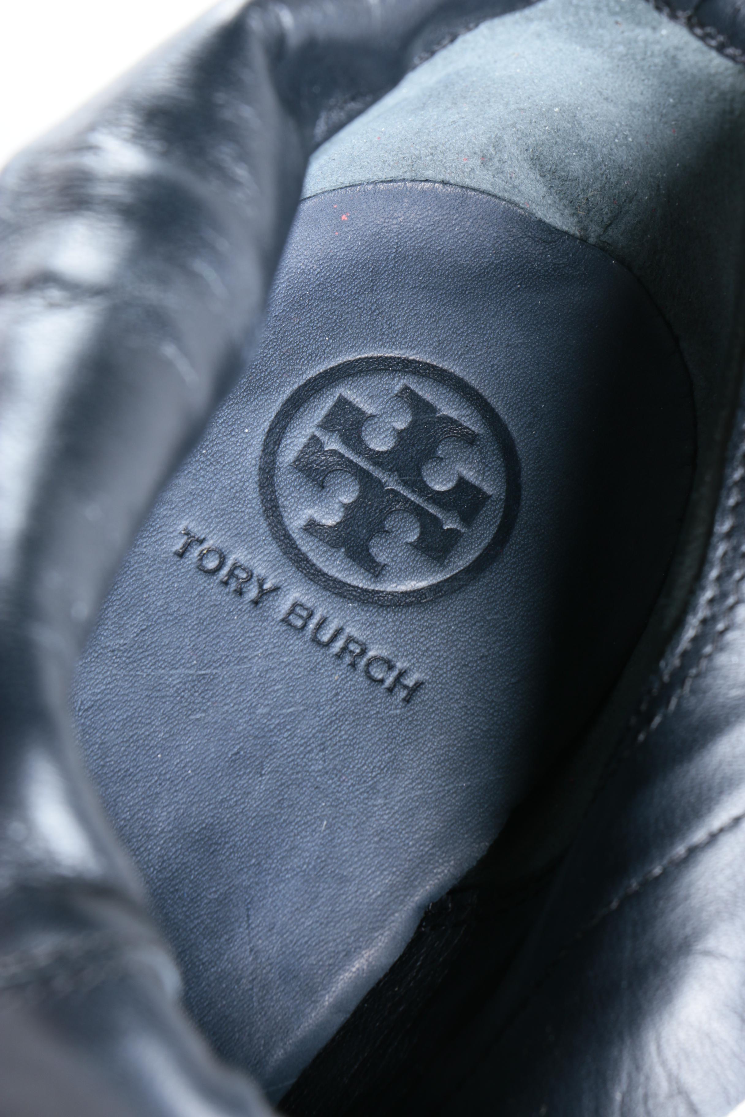 Tory Burch Leather Ankle Boots