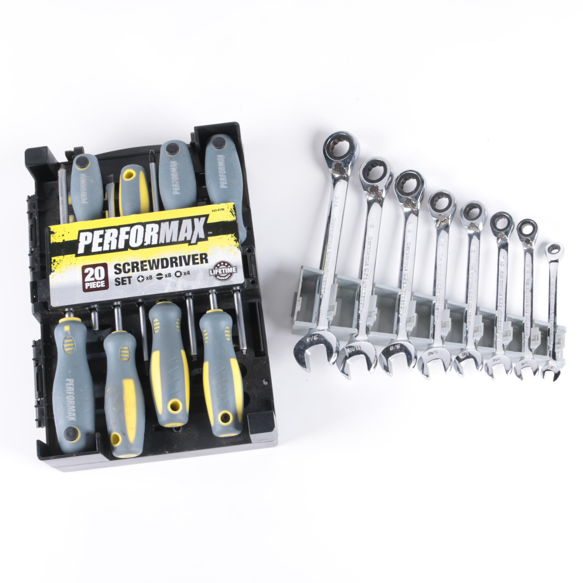 Performax Screwdriver Set and Wrench Set