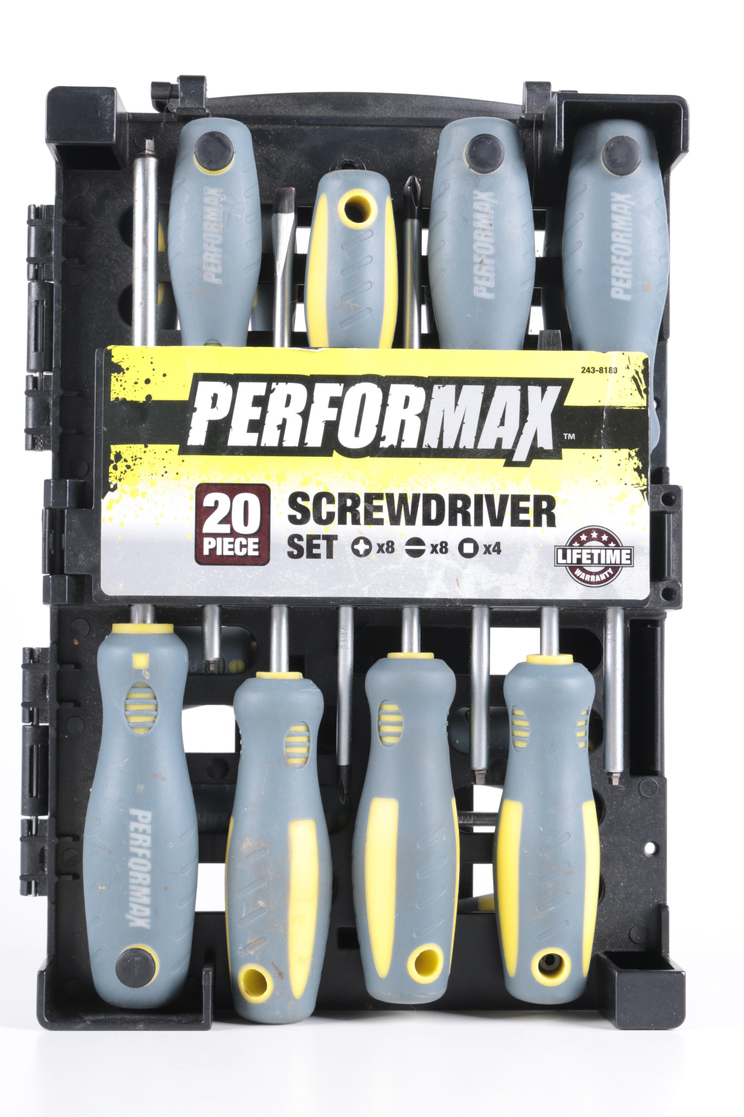 Performax Screwdriver Set and Wrench Set