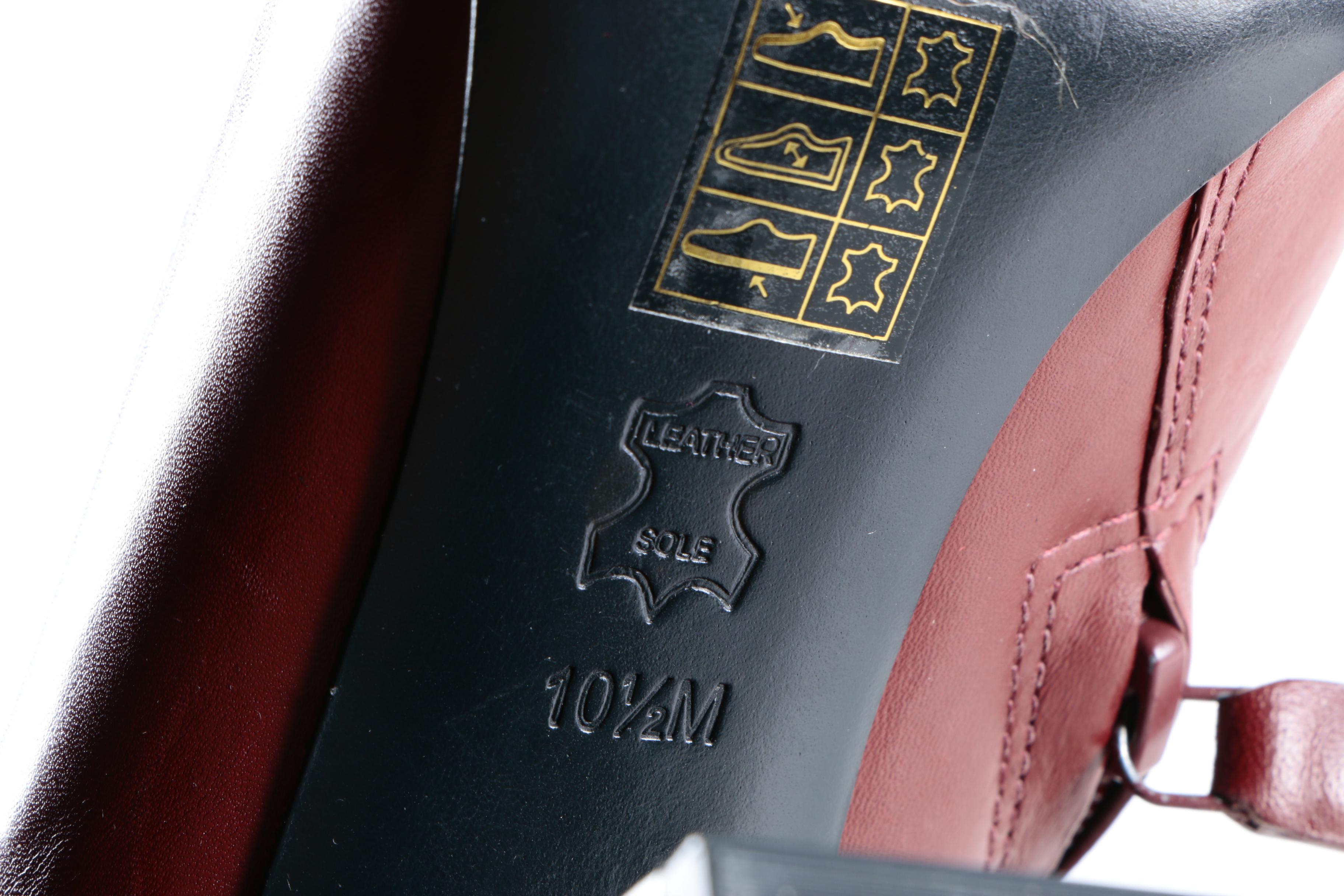 Tory Burch Leather Ankle Boots