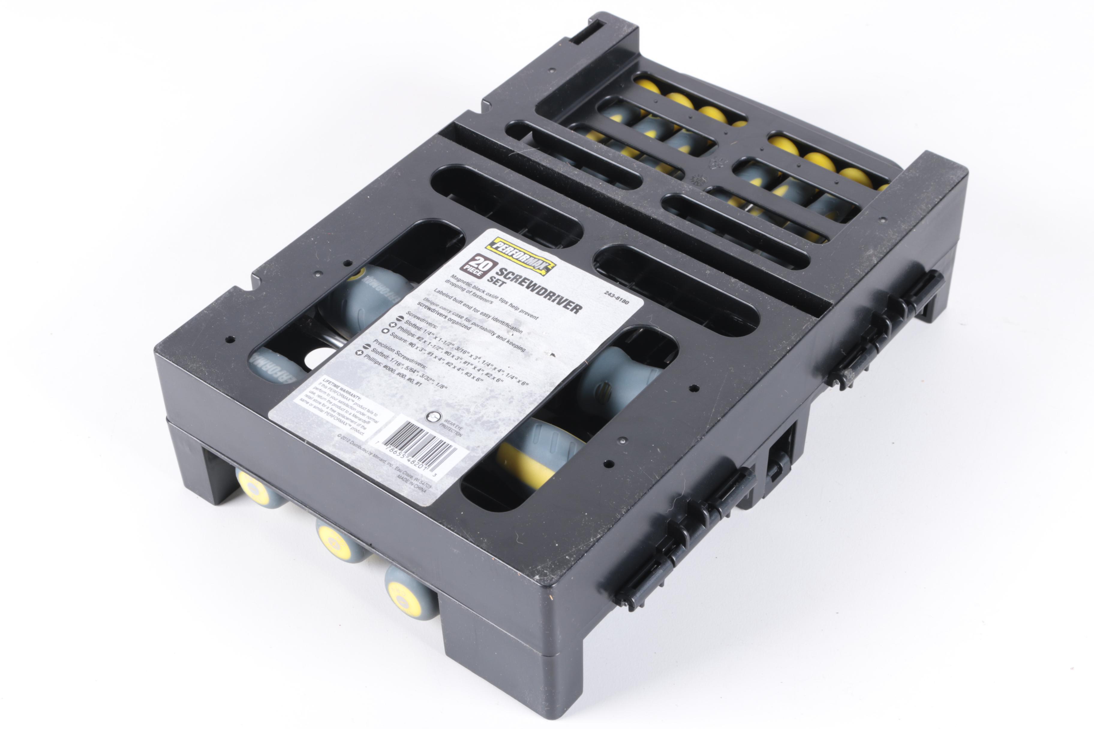 Performax Screwdriver Set and Wrench Set