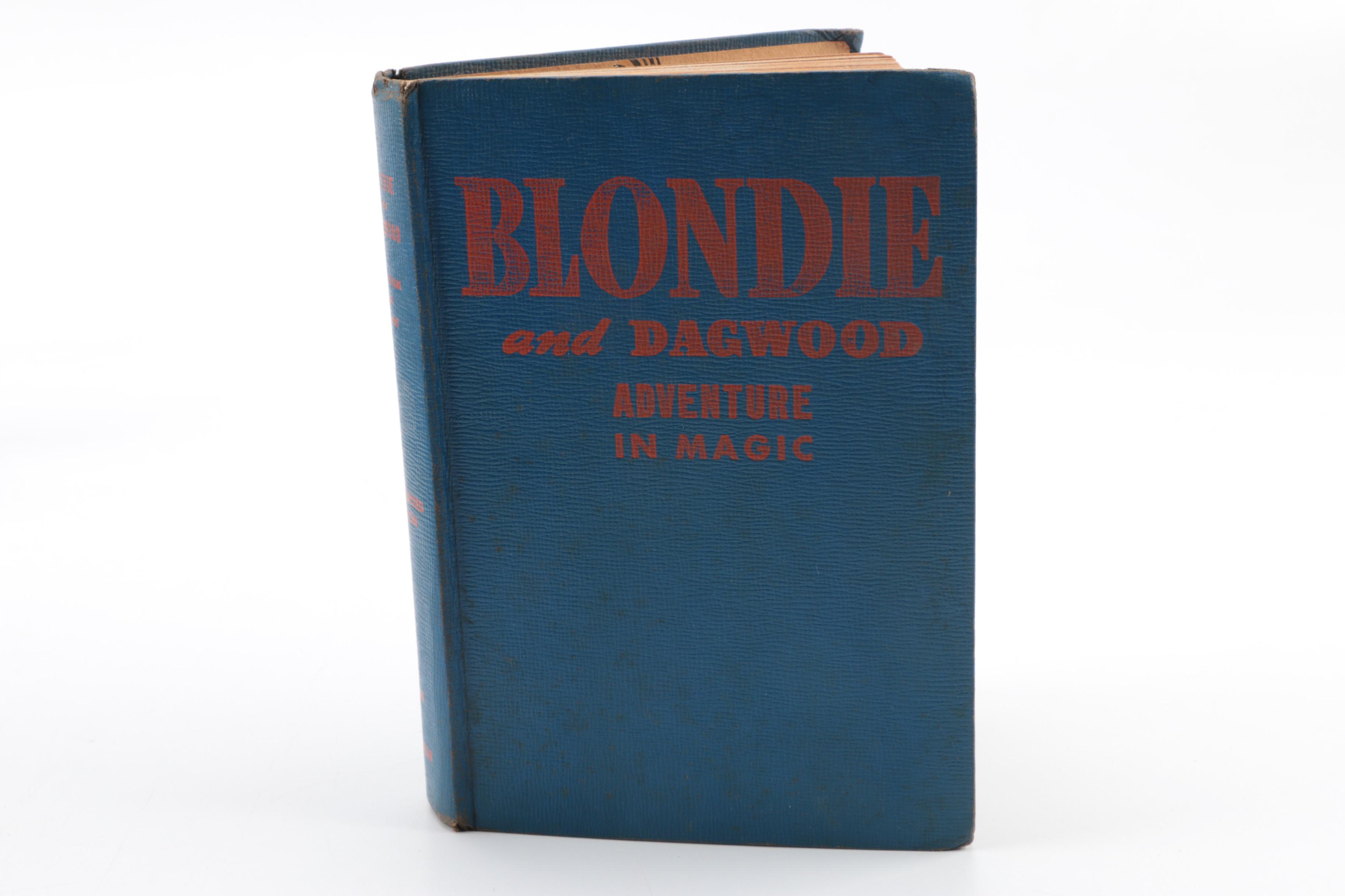 Vintage "The Shadow Passes" and Newspaper Comic Story Books