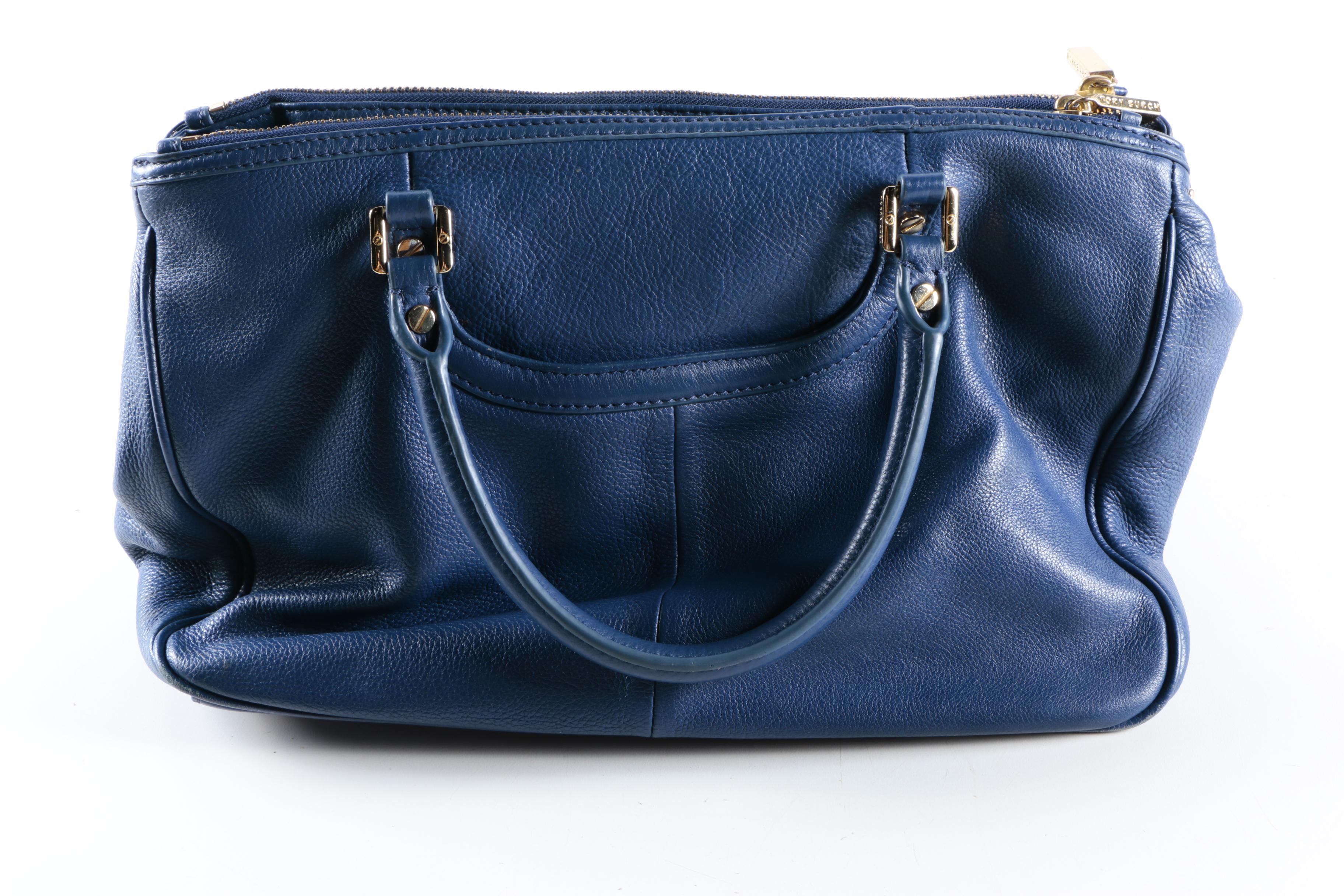 Tory Burch Pebbled Leather Handbag