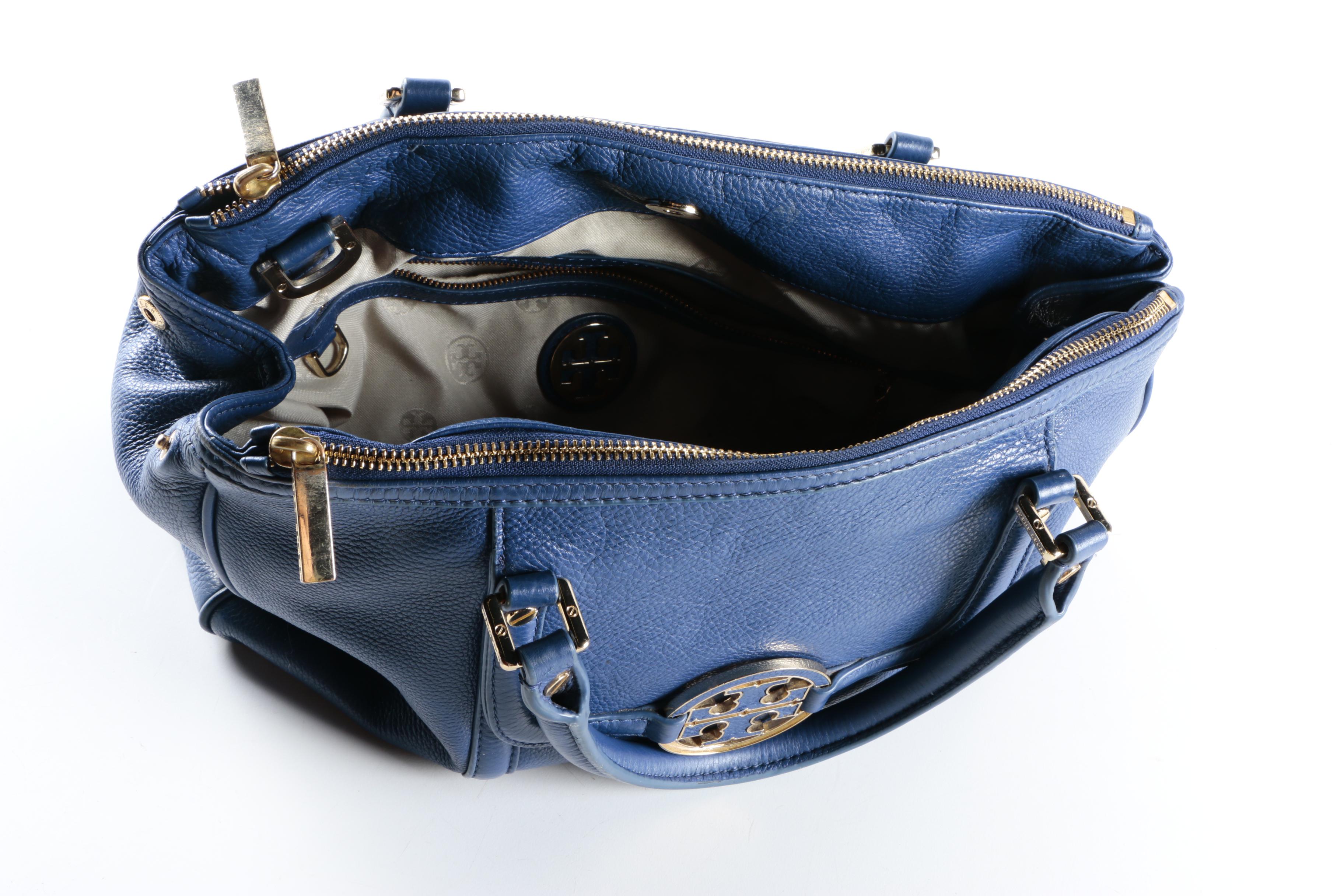 Tory Burch Pebbled Leather Handbag