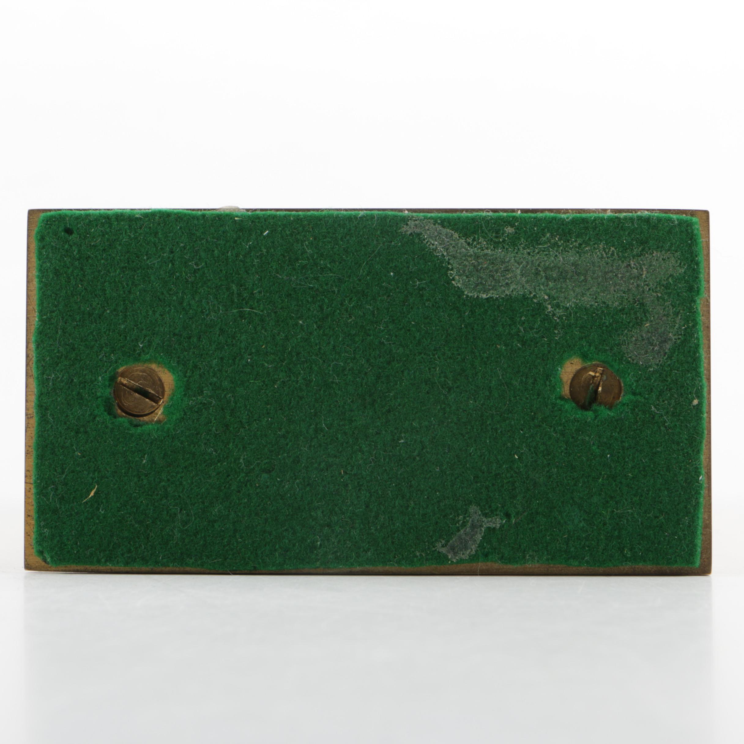 Lord Elgin Desk Clock