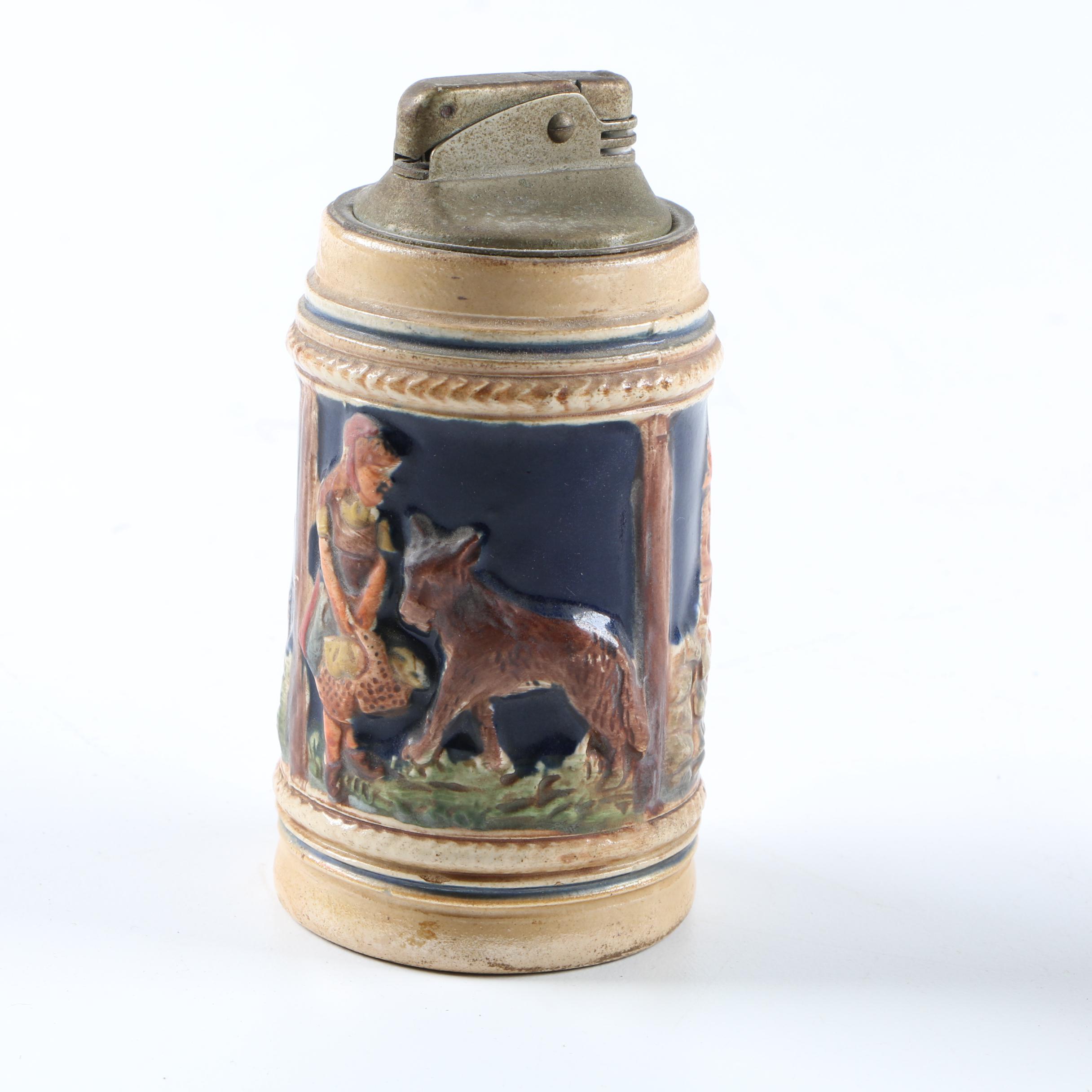 Miniature Beer Stein and Beer Stein Lighter