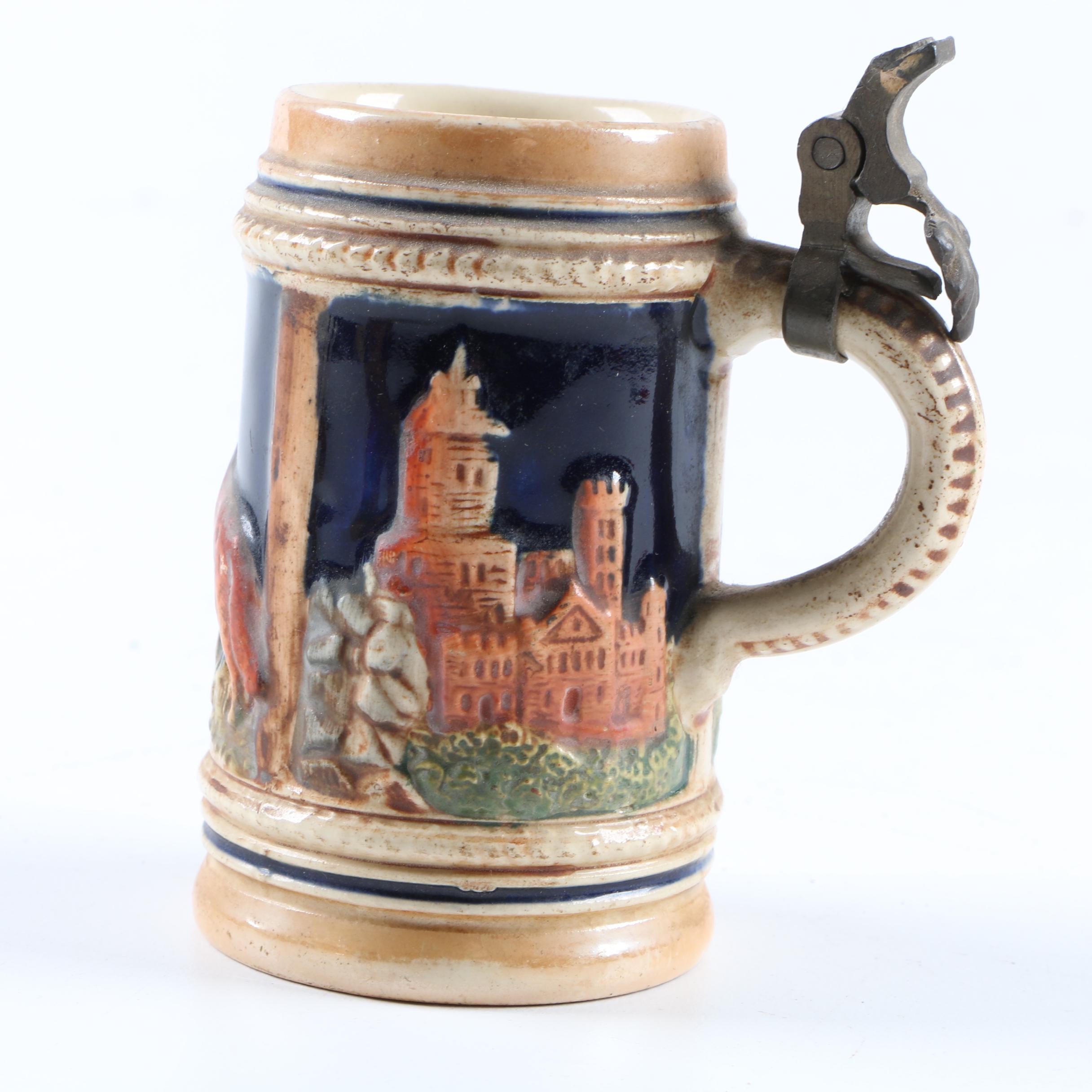 Miniature Beer Stein and Beer Stein Lighter