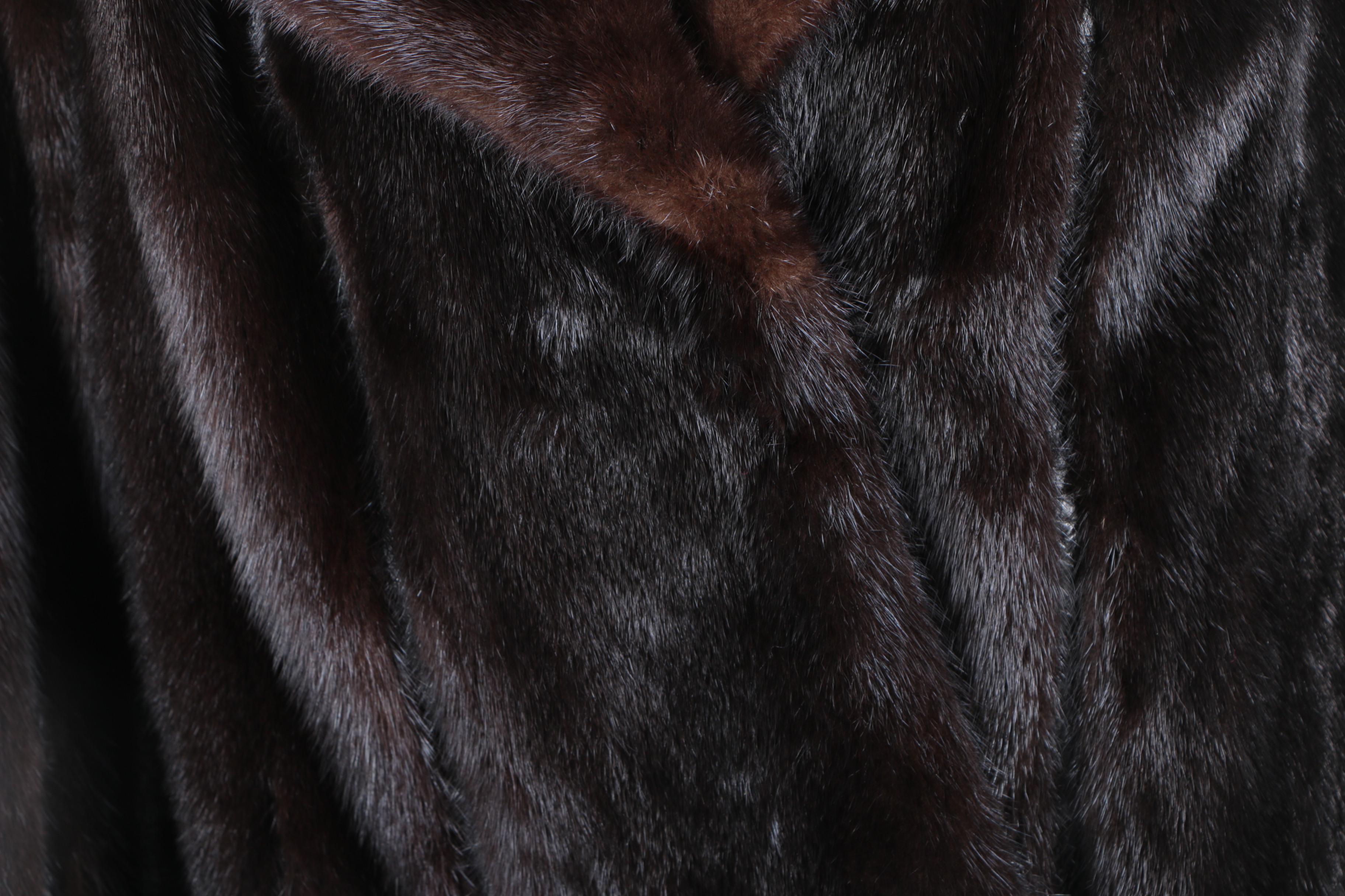 Milton Kastil Leather and Mink Coat