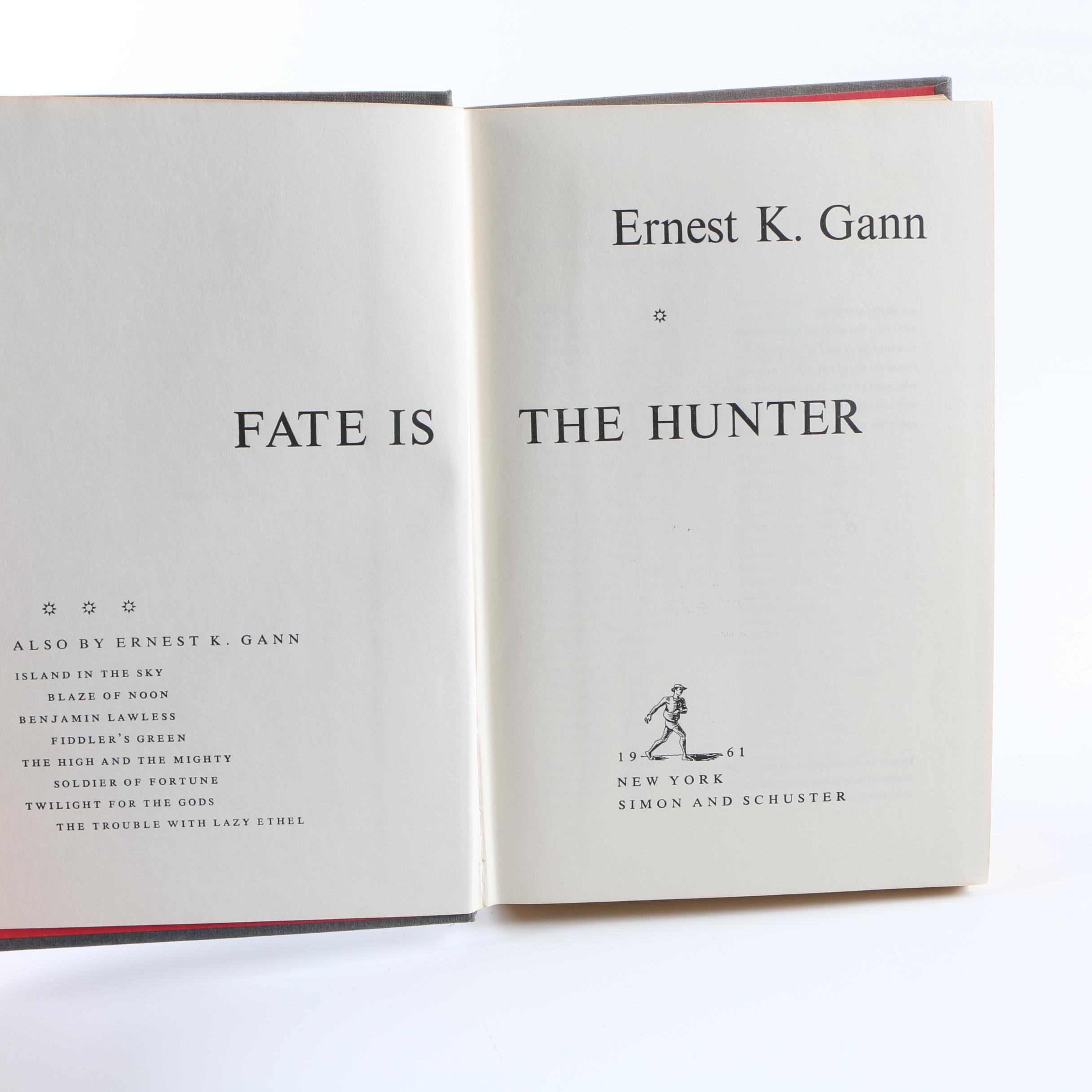 1961 "Fate is the Hunter" by Ernest K. Gann