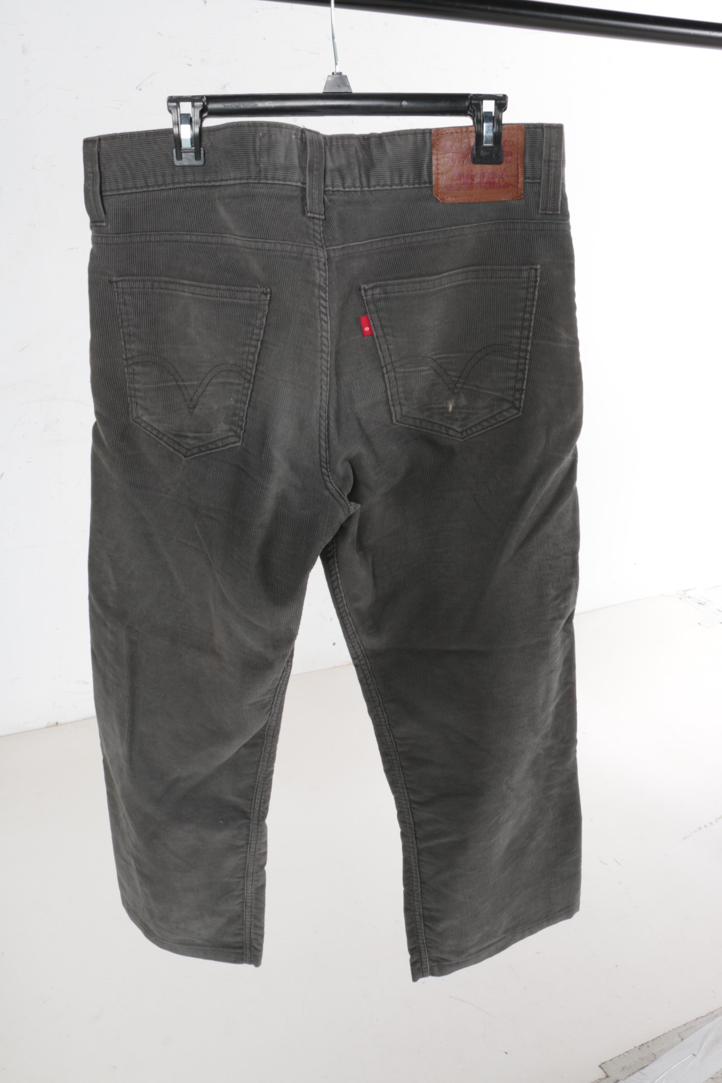 Men's Pants Featuring Levi's and Pierre Cardin