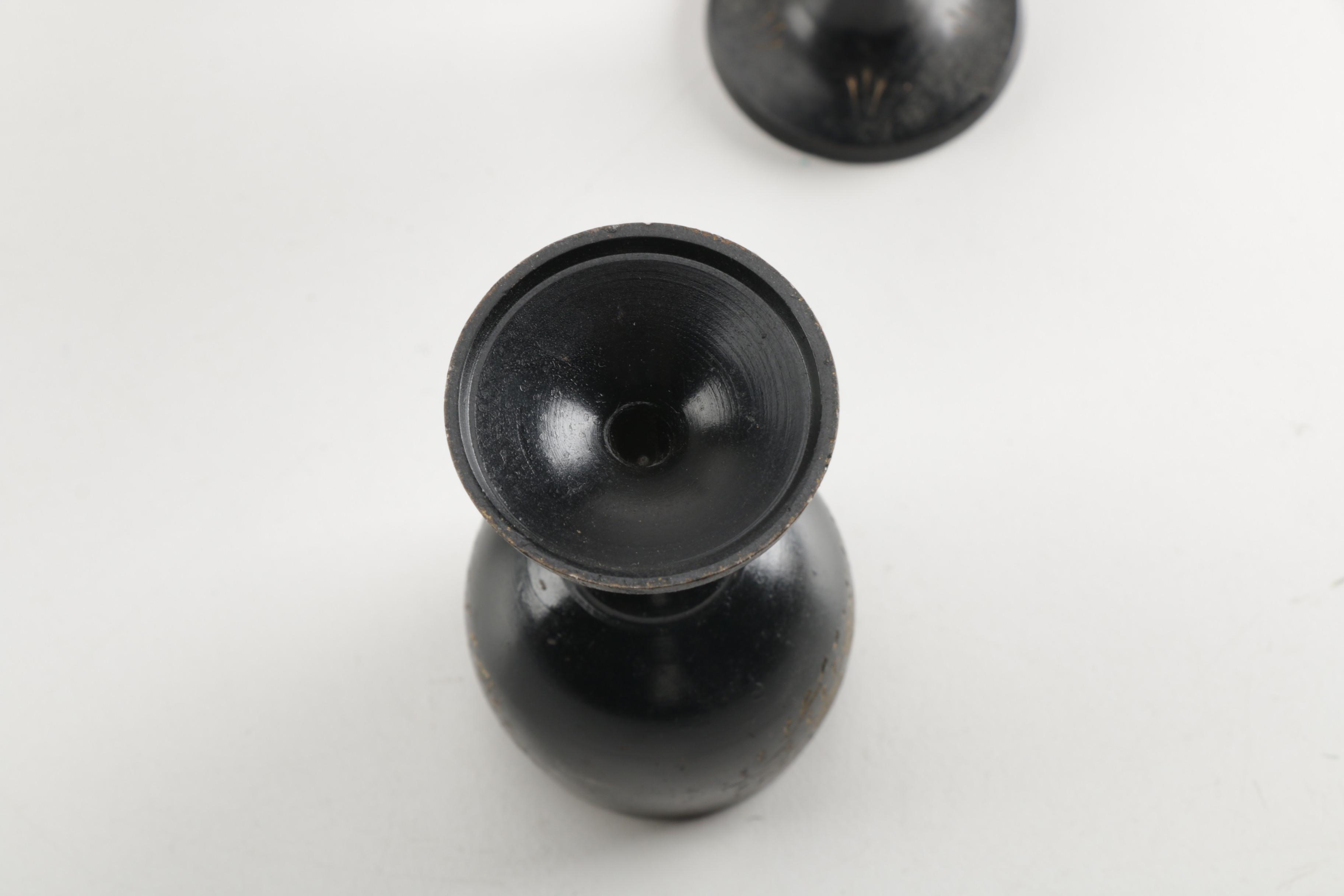 Two-Toned Metal Arabic Tea Set