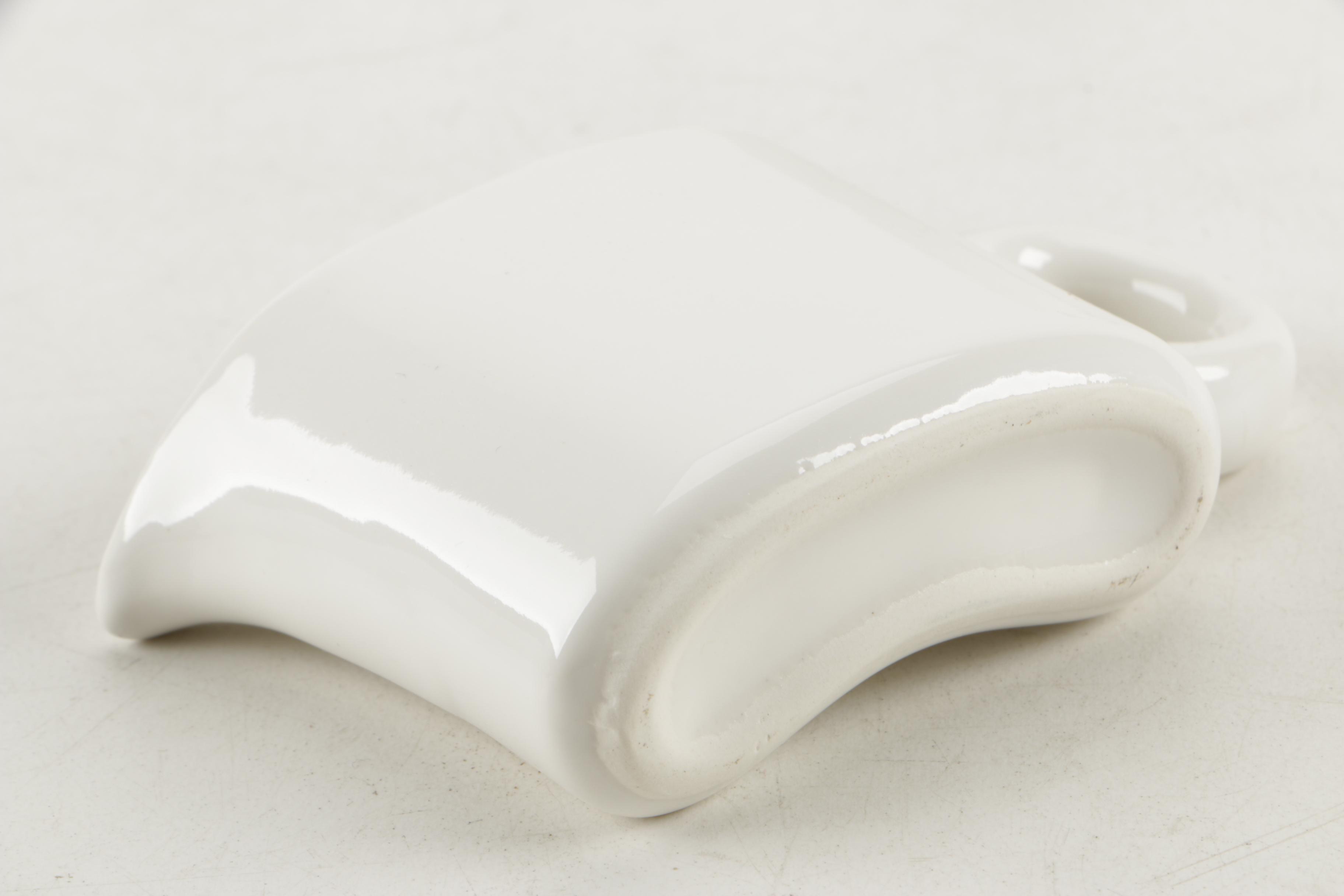 Contemporary All White Tea and Coffee Services