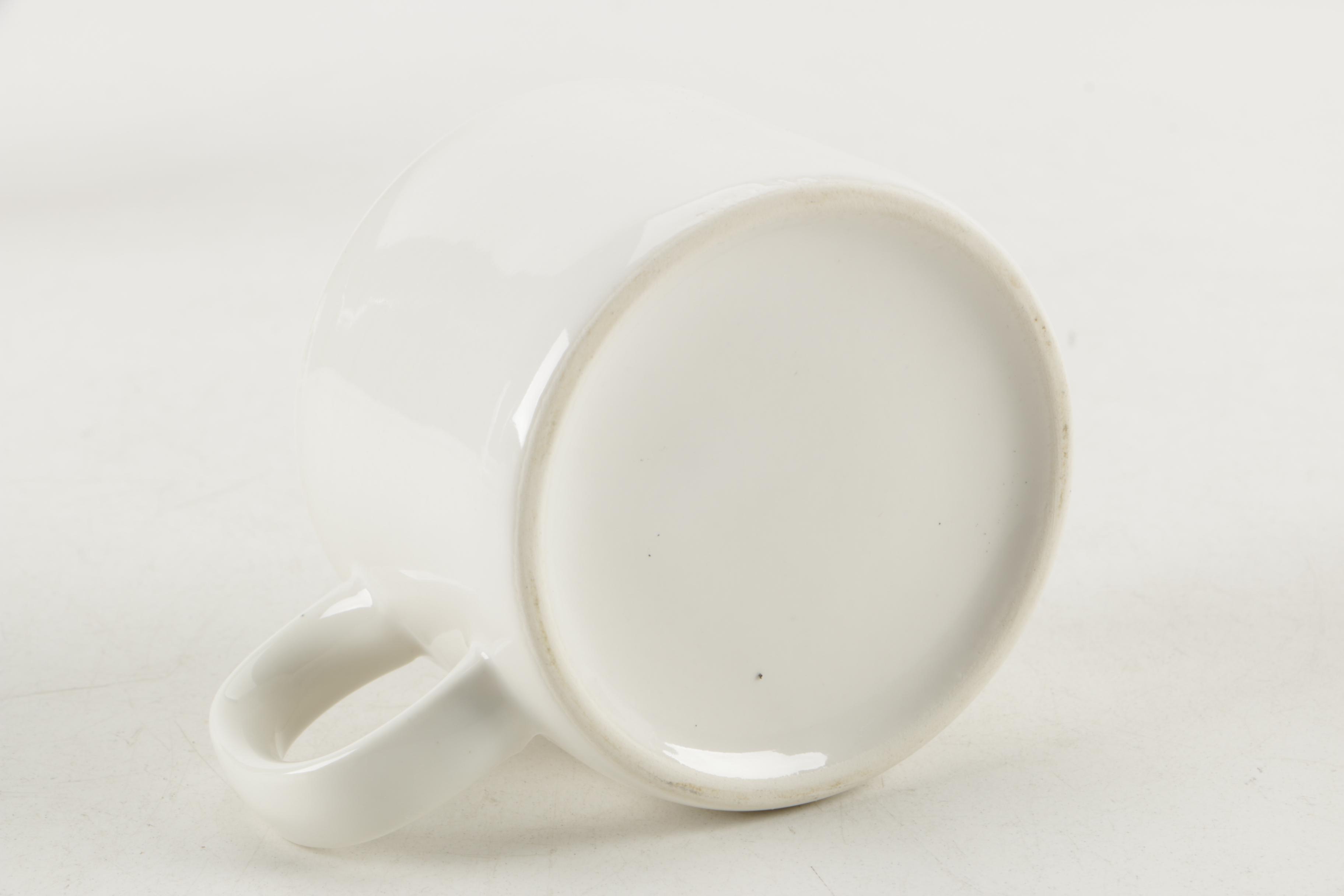 Contemporary All White Tea and Coffee Services