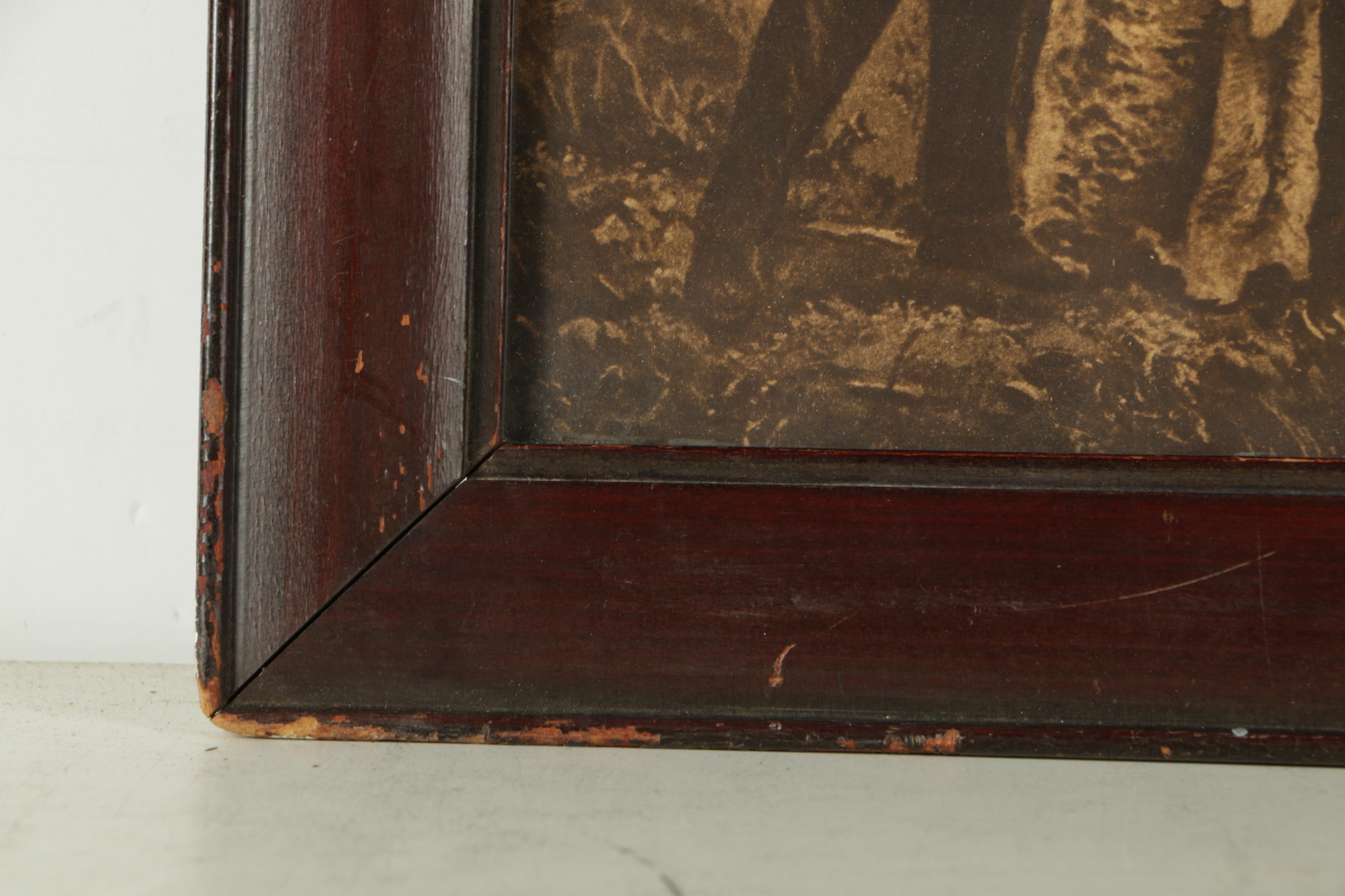 Halftone Reproduction Print after "Harvest Moon" by George Heming Mason