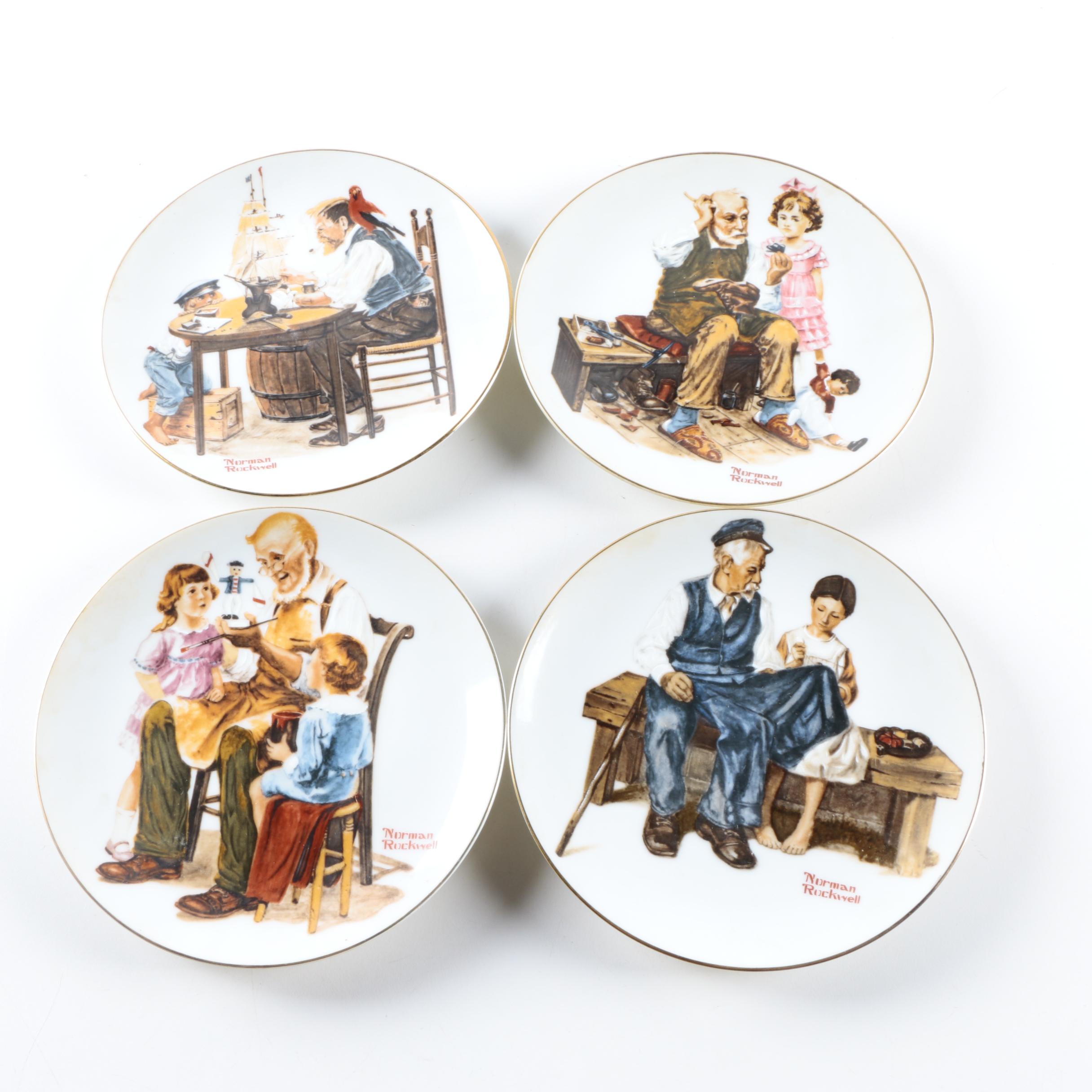 Csatari and Rockwell Artwork Decorative Plates