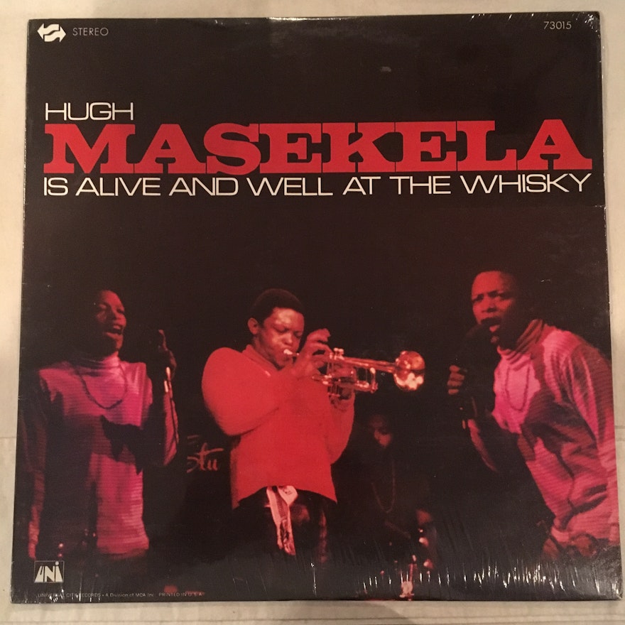 Hugh Masekela ‎– "Is Alive And Well At The Whisky" Mint LP