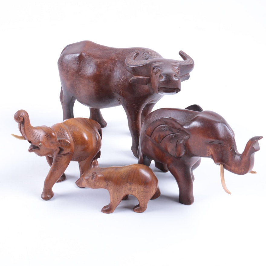 Wooden Animal Figurines