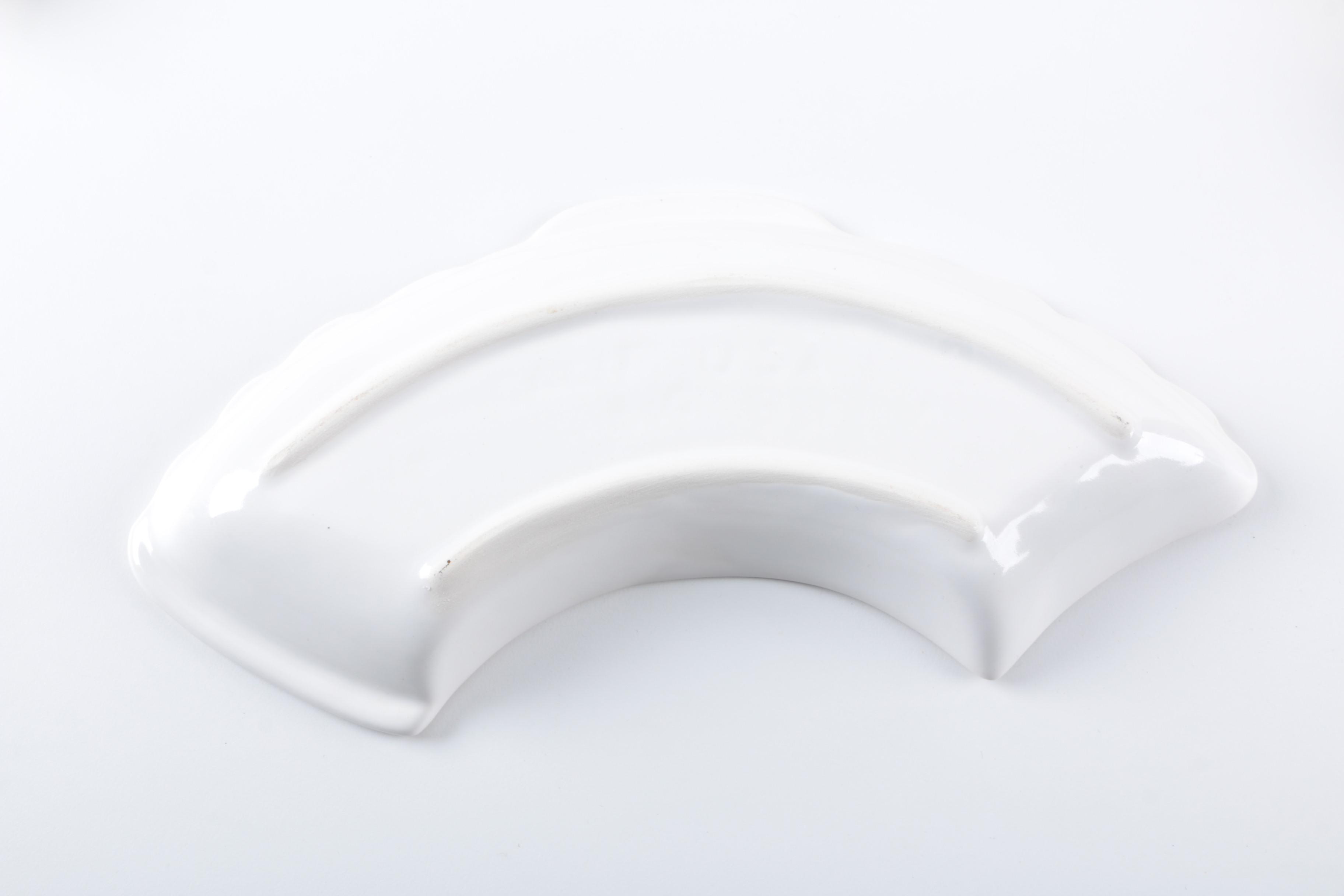 Lane & Co. Pottery Cresent Shaped Plates