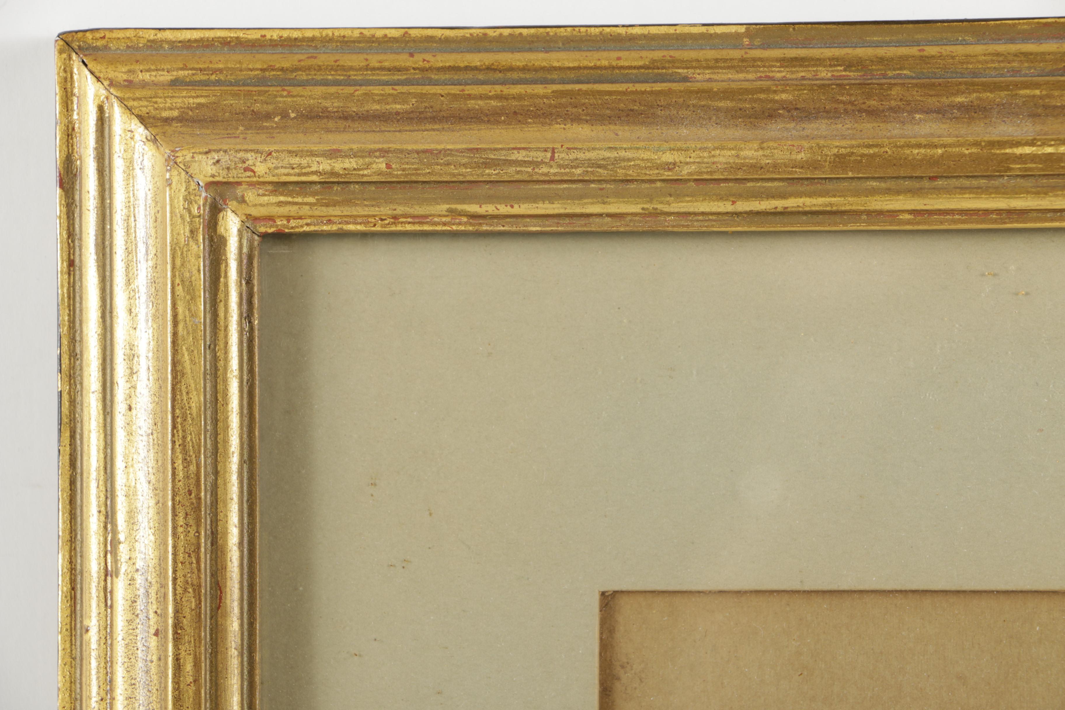 S.J. Aoki Gouache and Watercolor Painting on Paper of Japanese Fisherman