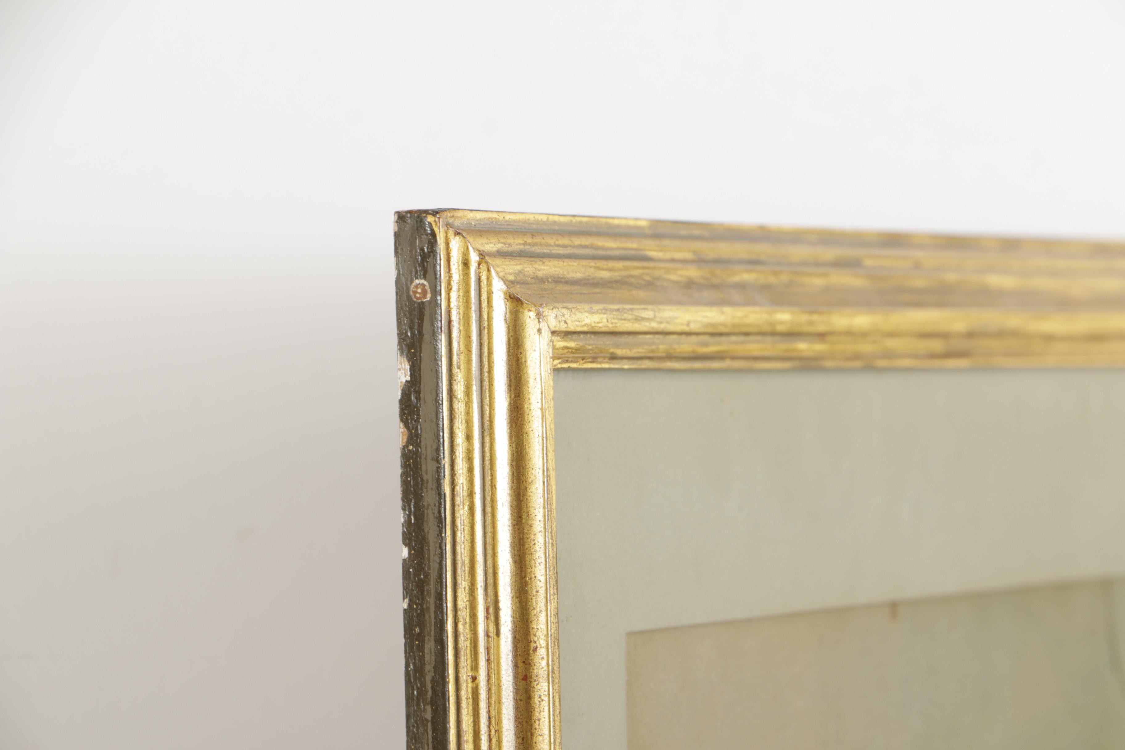 S.J. Aoki Gouache and Watercolor Painting on Paper of Japanese Fisherman